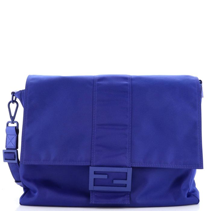 Fendi Baguette Flap Messenger Bag Nylon Large Grailed