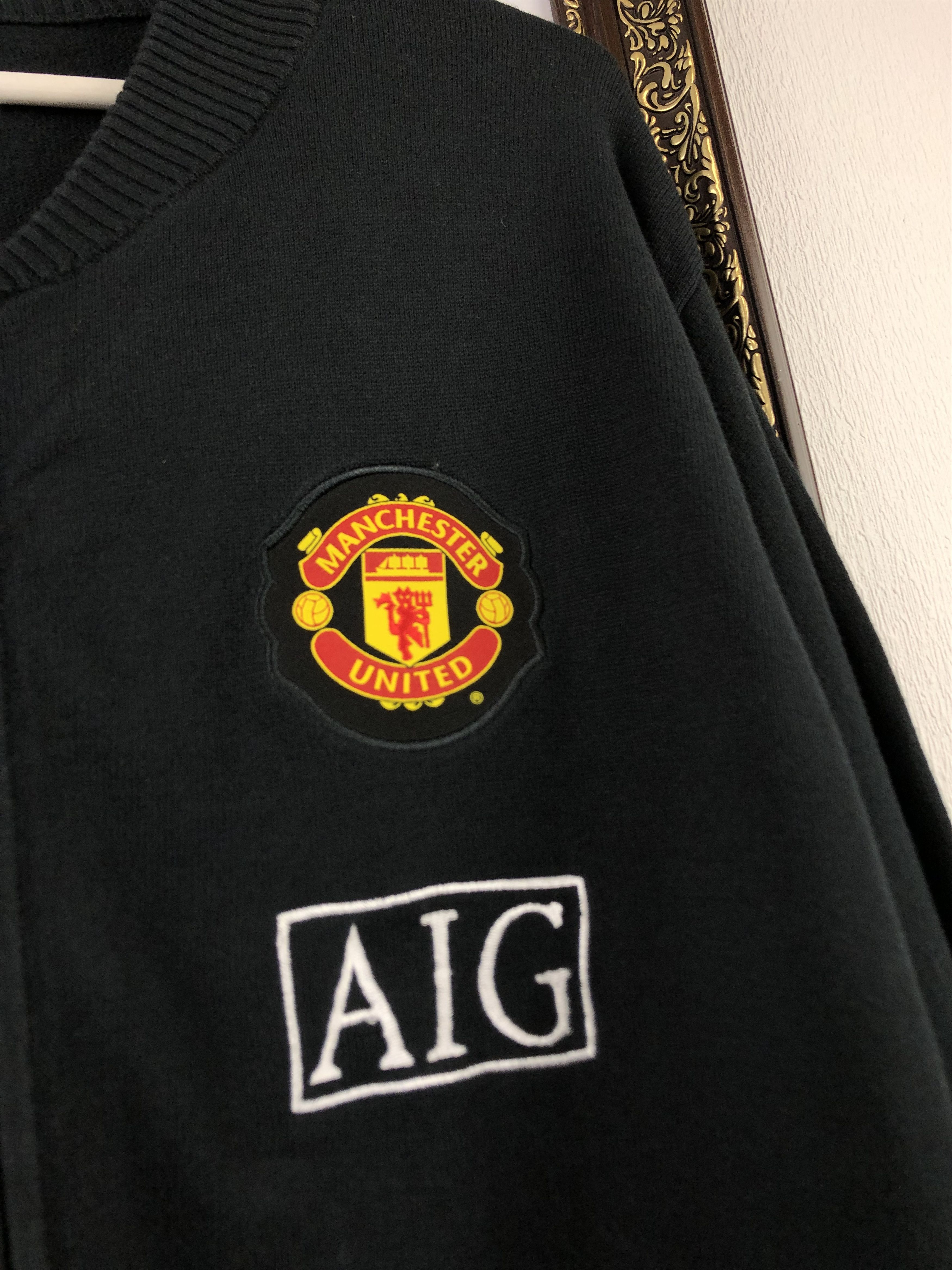 Nike Vintage Manchester United Football Jacket Sweater Soccer Size US L / EU 52-54 / 3 - 7 Thumbnail