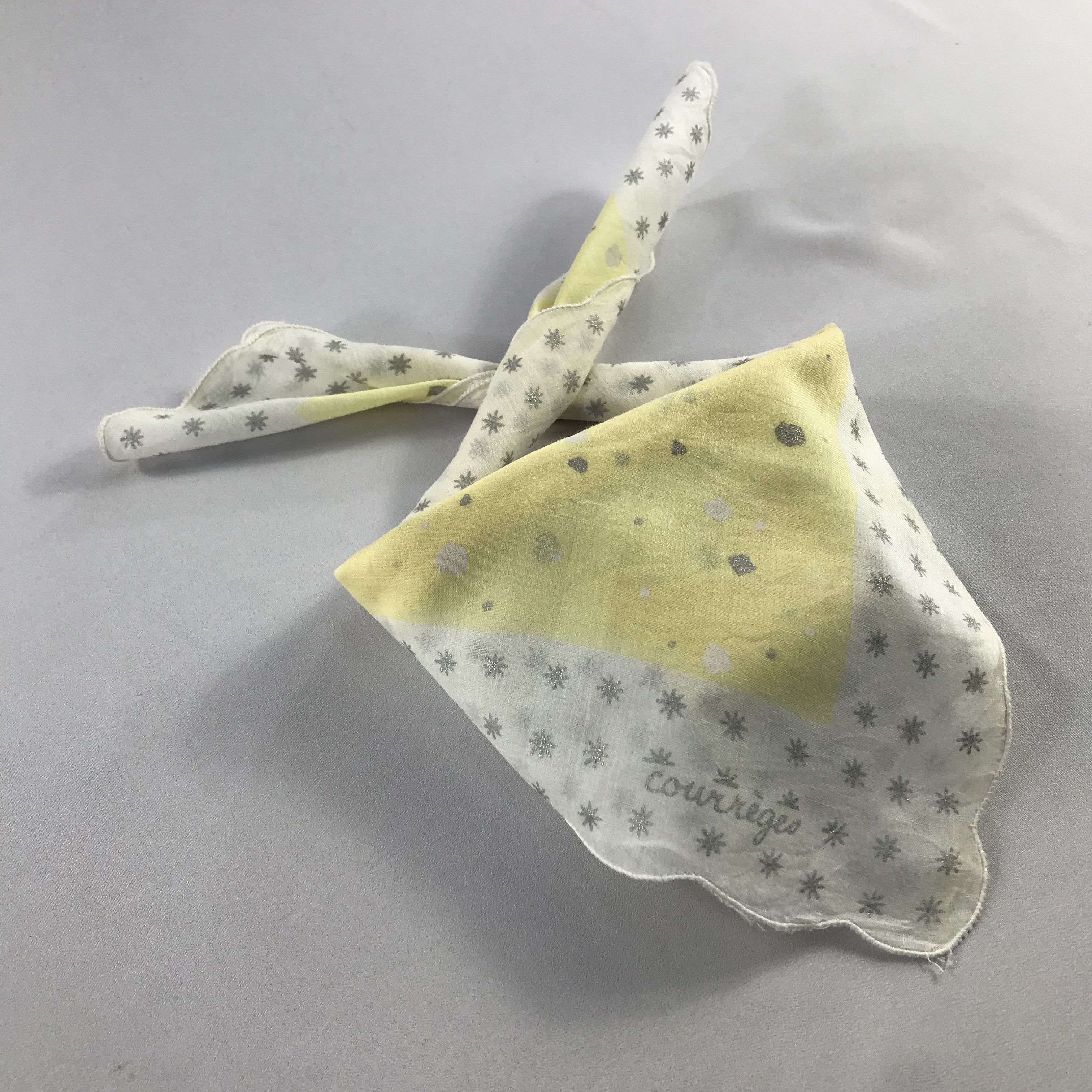 Courreges Courreges Handkerchief / Bandana / Neckerchief C718 Size ONE SIZE - 2 Thumbnail