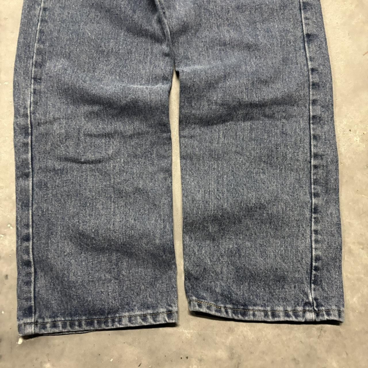 Japanese Brand × Vintage Crazy Vintage Y2K/2000s Grunge Dark Wash Essential Denim Jeans! Size US 29 - 6 Thumbnail