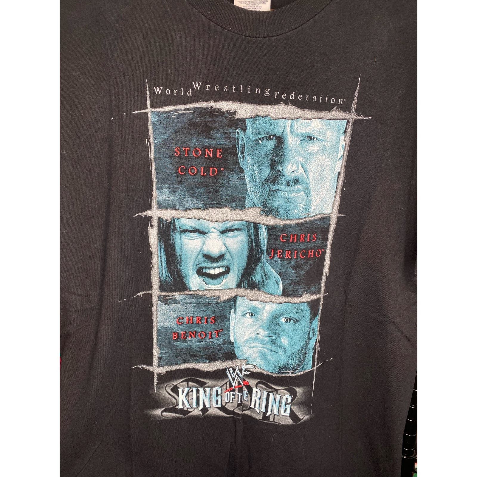 Vintage × WWF Vintage 2001 WWF King of The Ring Wrestling Large T-Shirt Size US L / EU 52-54 / 3 - 2 Thumbnail