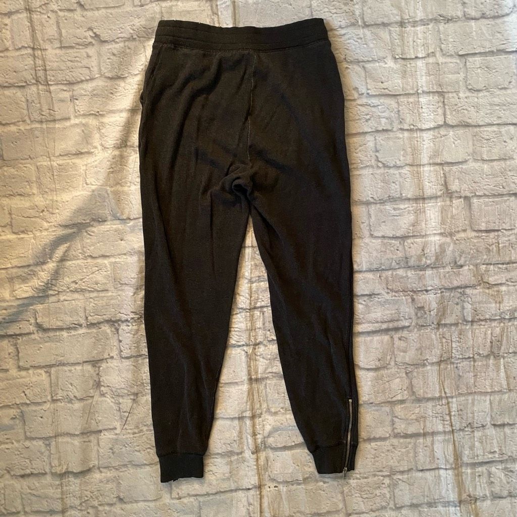 American Eagle Outfitters Aerie women XS pull on jogger sweatpants grey w/zipper botto Size 26" / US 2 / IT 38 - 8 Thumbnail
