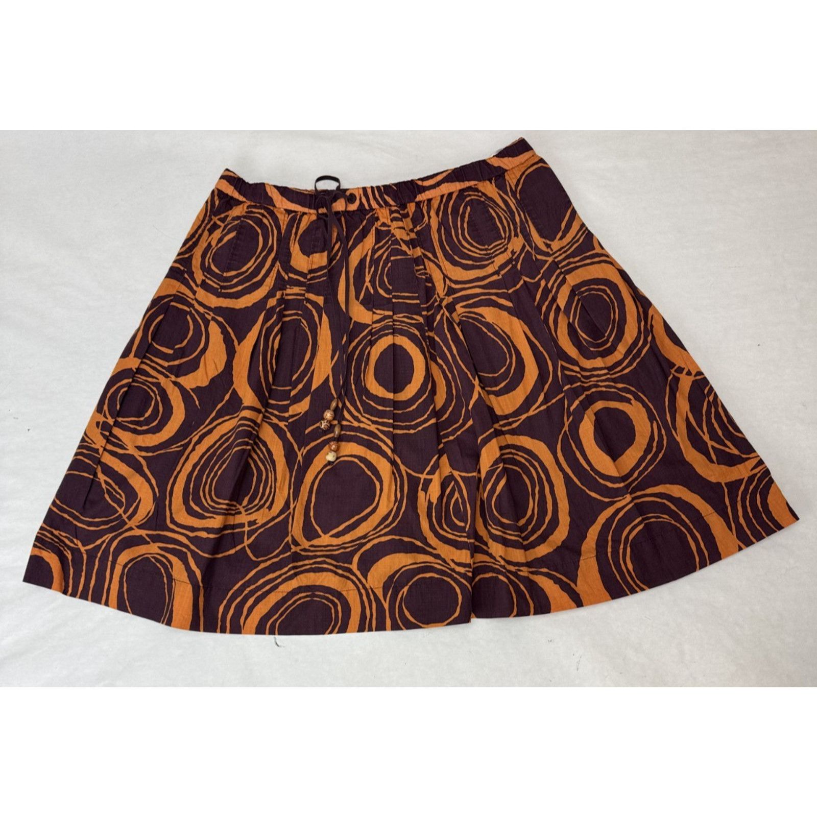 Old Navy Y2K Boho Skirt Beaded Drawstring Twee 2006 Vintage Size 4 Size 27" / US 4 / IT 40 - 1 Thumbnail