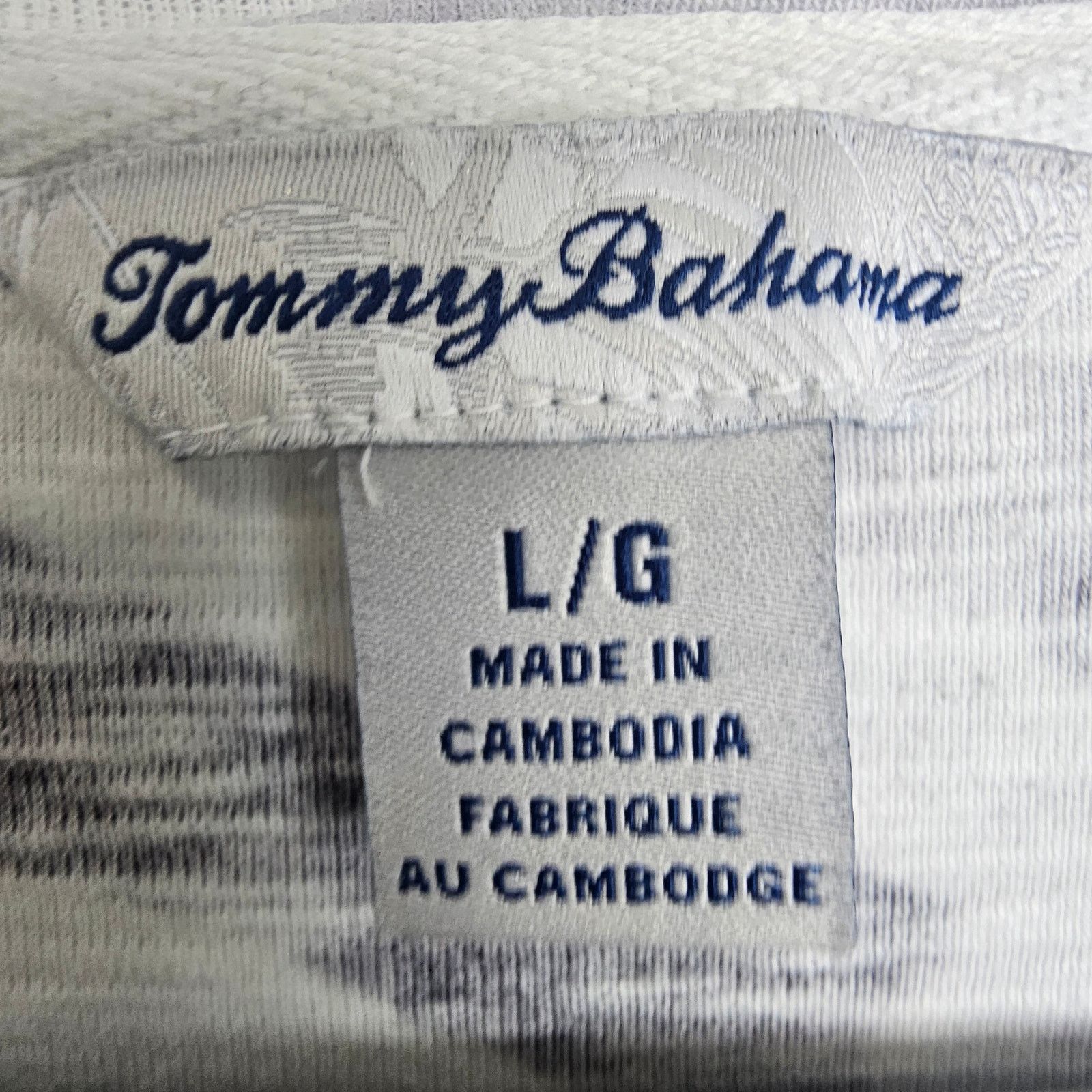 Tommy Bahama Tommy Bahama Women Zebra Print Tshirt Safari Travel Vacation Size L / US 10 / IT 46 - 6 Thumbnail