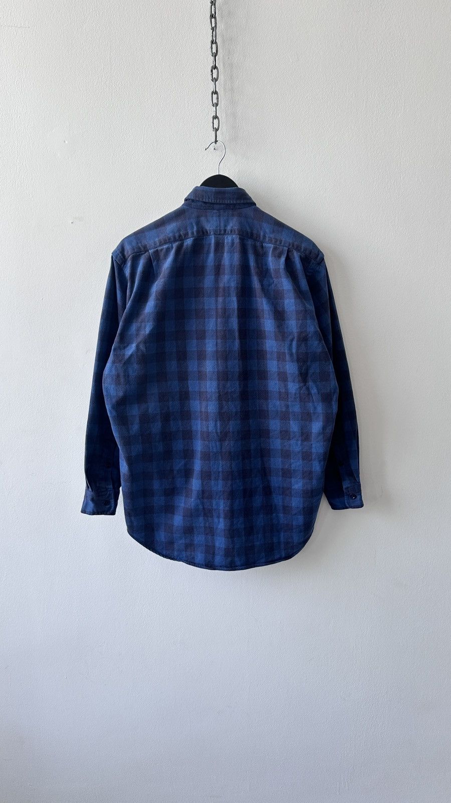 Polo Ralph Lauren Polo Ralph Lauren Blue Buffalo Plaid Flannel Shirt Workwear Size US M / EU 48-50 / 2 - 11 Thumbnail