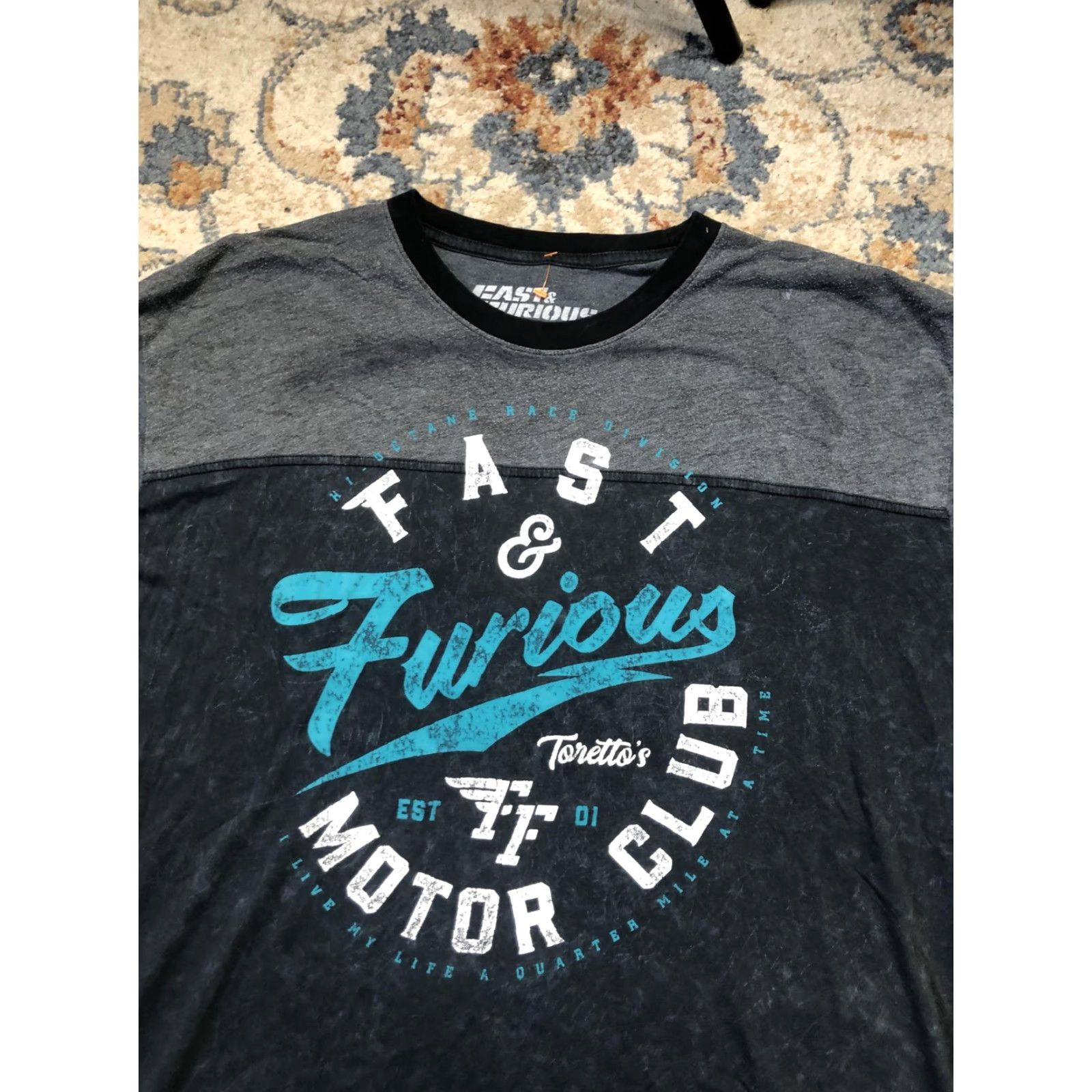 Affliction Affliction Fast & Furious Shirt Mens 4XL Black Gray Toretto Motor Club Tee Size US XXL / EU 58 / 5 - 6 Thumbnail