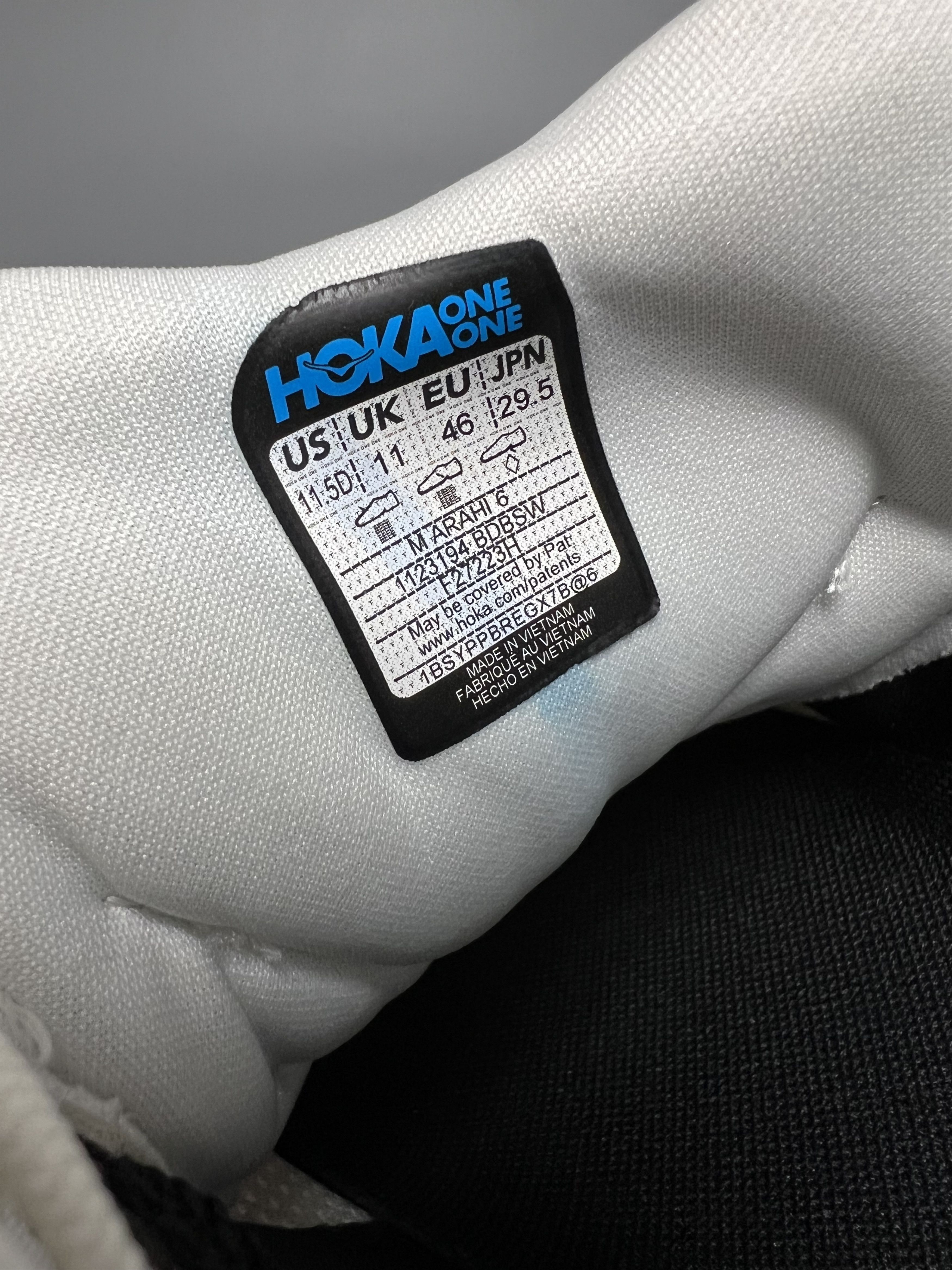 Hoka 11.5D Hoka One One Arahi 6 Running Shoes 1123194-BDBSW Size US 11.5 / EU 44-45 - 18 Thumbnail