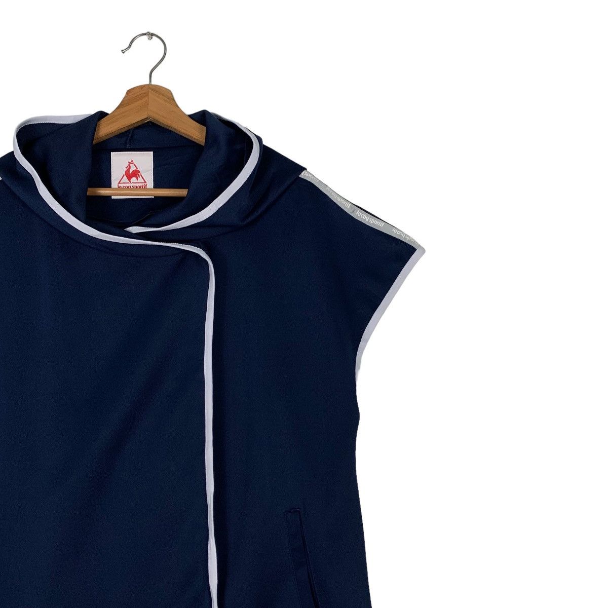 Le Coq Sportif LE COQ SPORTIF Hoodie Sleeveless Jacket #0125-C7 Size US L / EU 52-54 / 3 - 6 Thumbnail