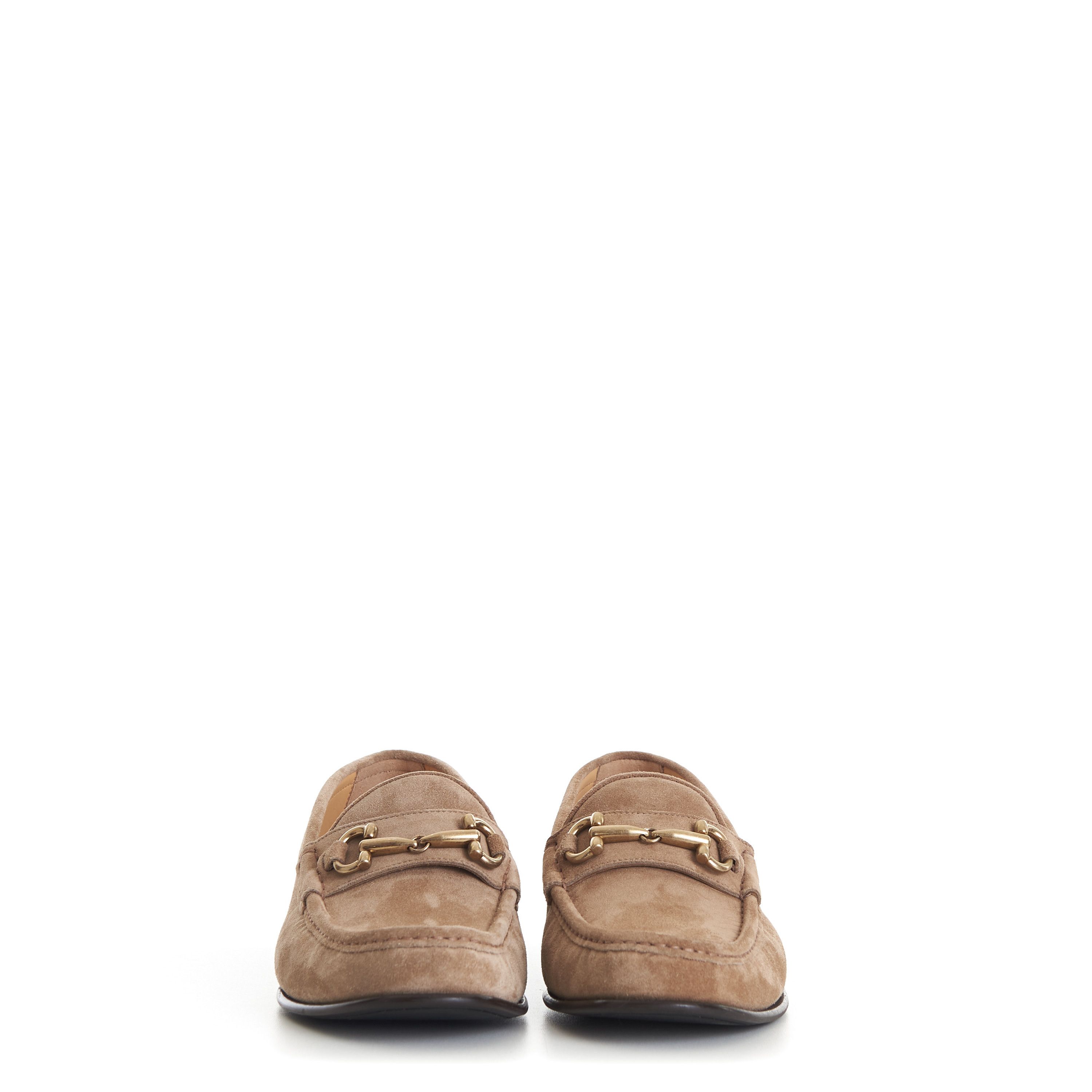 Brunello Cucinelli Brown Suede Loafers - Horse-Bit Size US 9 / EU 42 - 3 Thumbnail