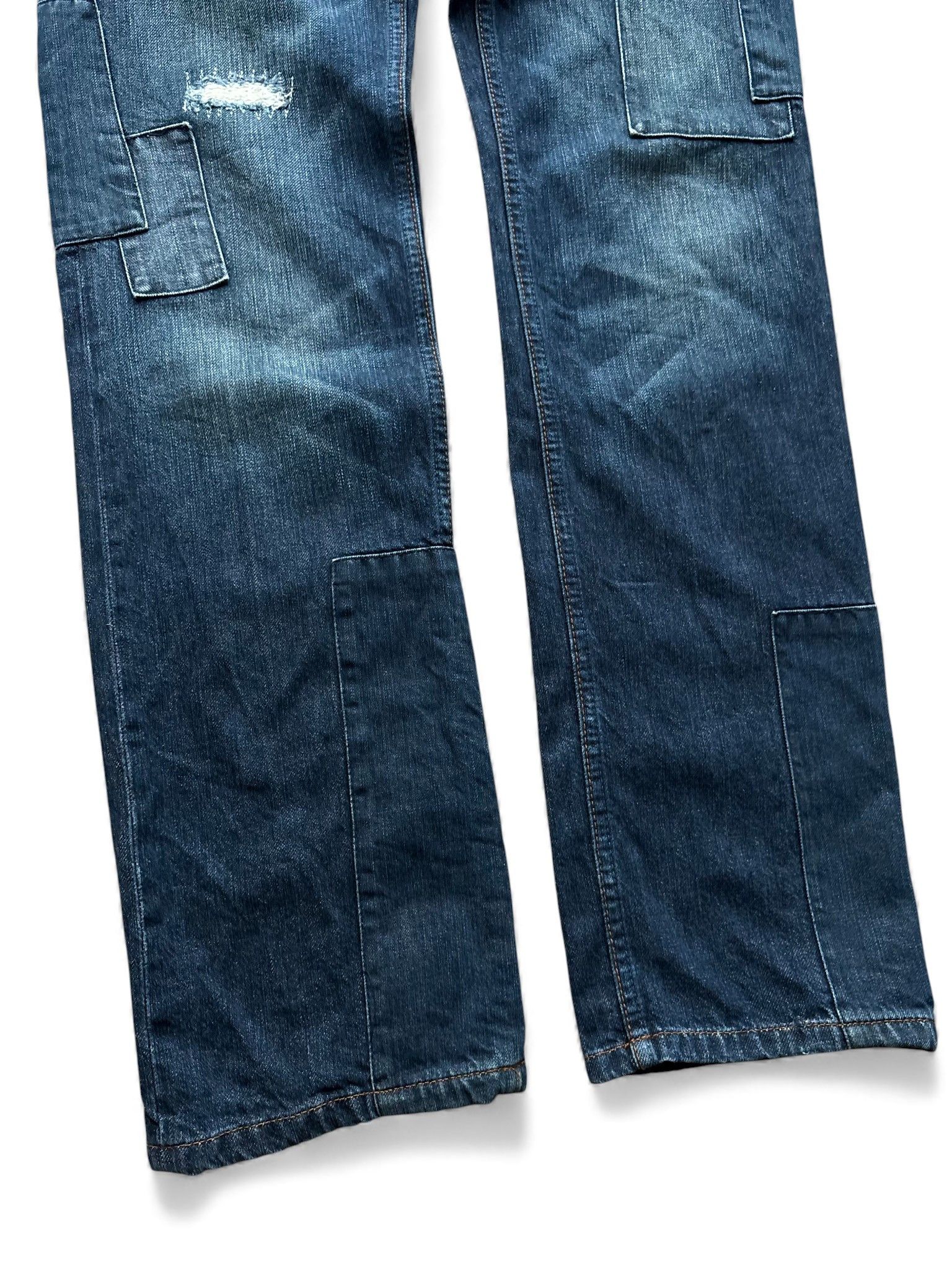 Dolce & Gabbana D&G Dolce Gabbana Patchwork Jeans distressed faded y2k Size US 33 - 6 Thumbnail