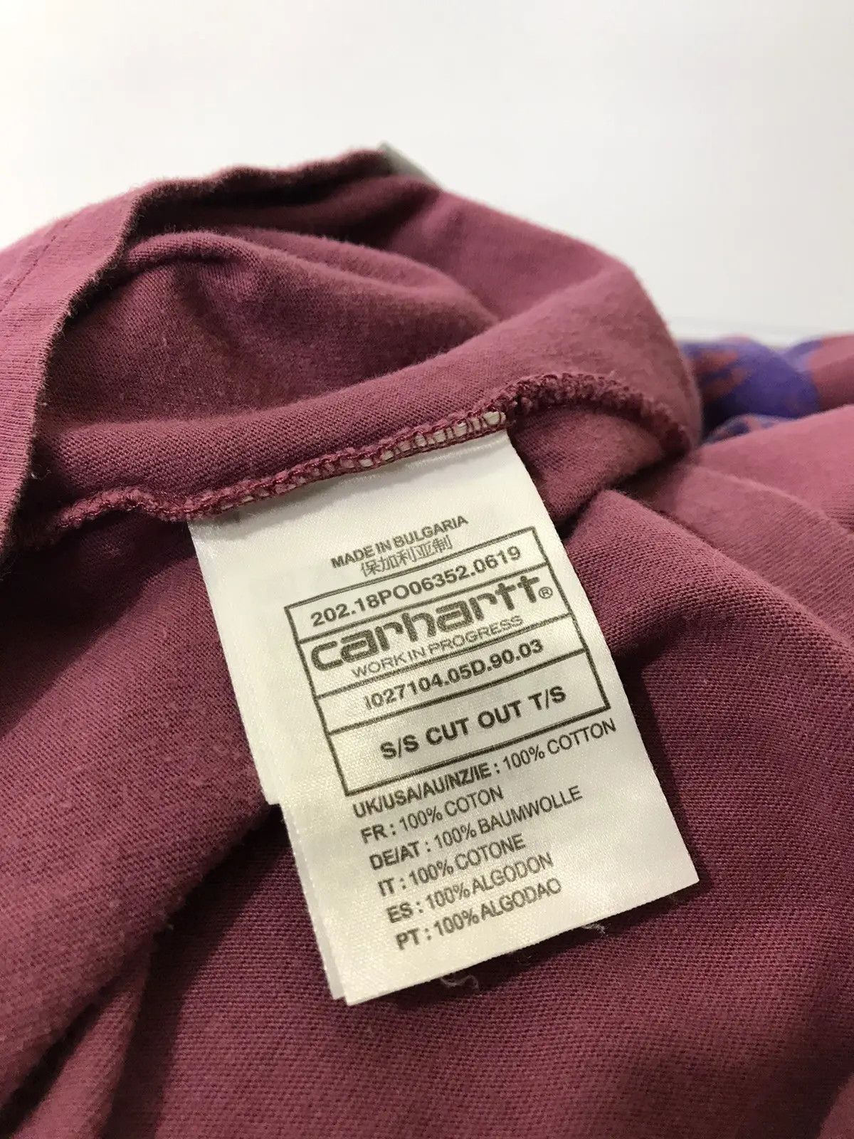 Carhartt × Carhartt Wip Carhartt SS cut out t-shirt size M Size US M / EU 48-50 / 2 - 6 Thumbnail