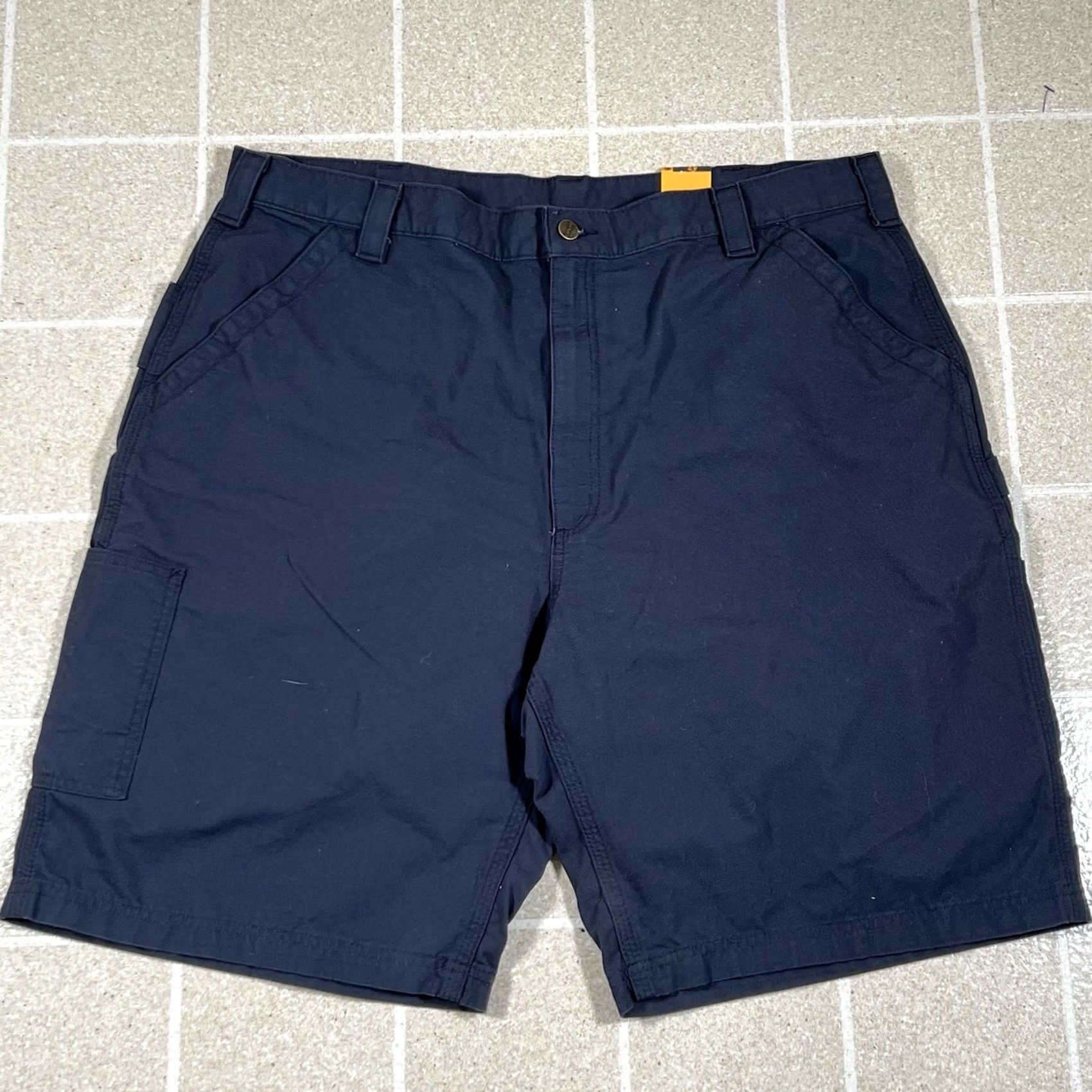 Carhartt Carhartt Cargo Shorts Men B147 NVY Navy Blue Cotton Size 42 Regular 10 Inseam Size US 42 / EU 58 - 2 Thumbnail