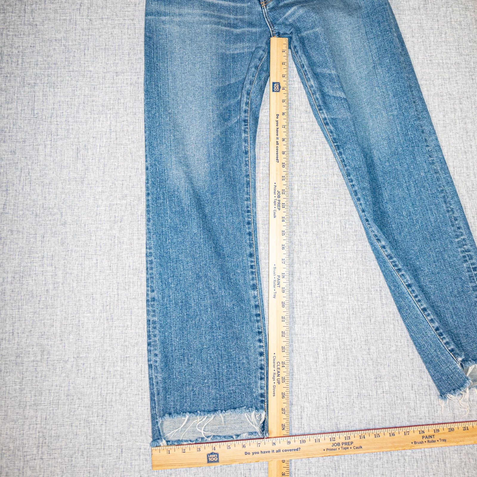 MOUSSY MOUSSY Vintage Harris Straight Denim Jeans fray Step Hem Size 31" - 7 Thumbnail
