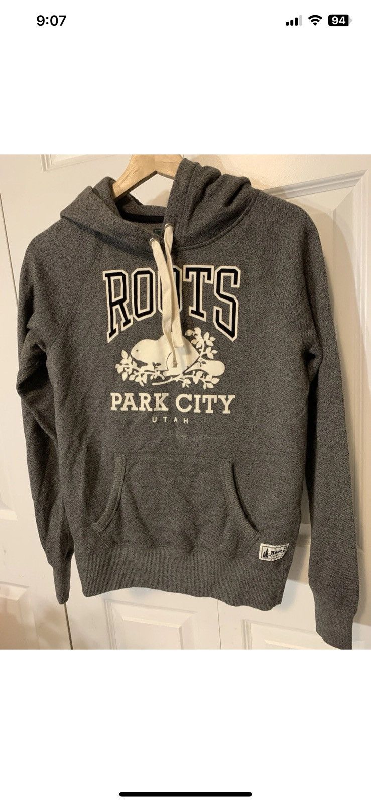 Roots Roots womens sz XS hoodie canada park city utah gray Size XS / US 0-2 / IT 36-38 - 6 Thumbnail