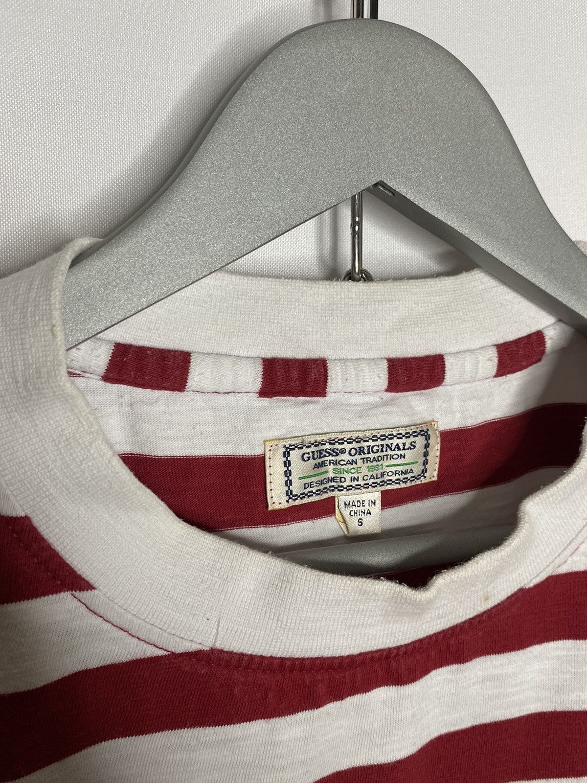 Guess × Vintage 🔥Vintage Guess Striped T-Shirt Tee Luxury Rare🔥 Size US S / EU 44-46 / 1 - 5 Thumbnail