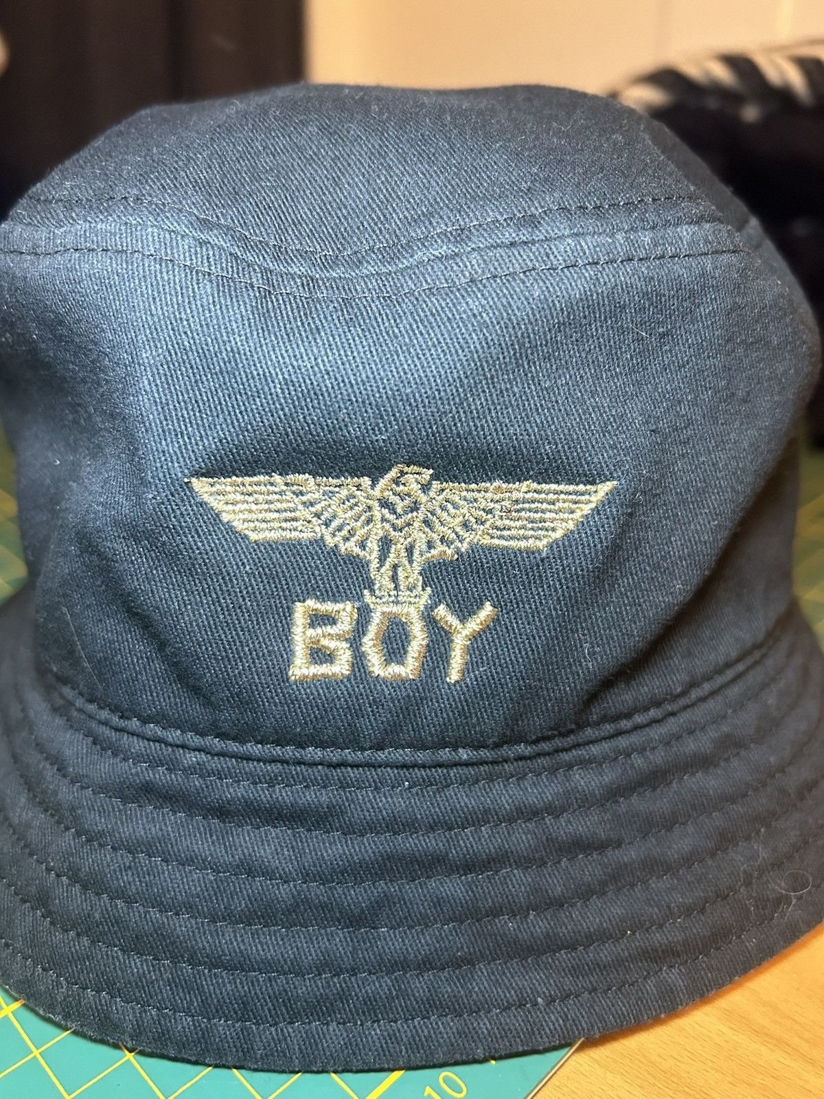 Boy London Boy London Stitch Logo Bucket Hat Size ONE SIZE - 4 Thumbnail