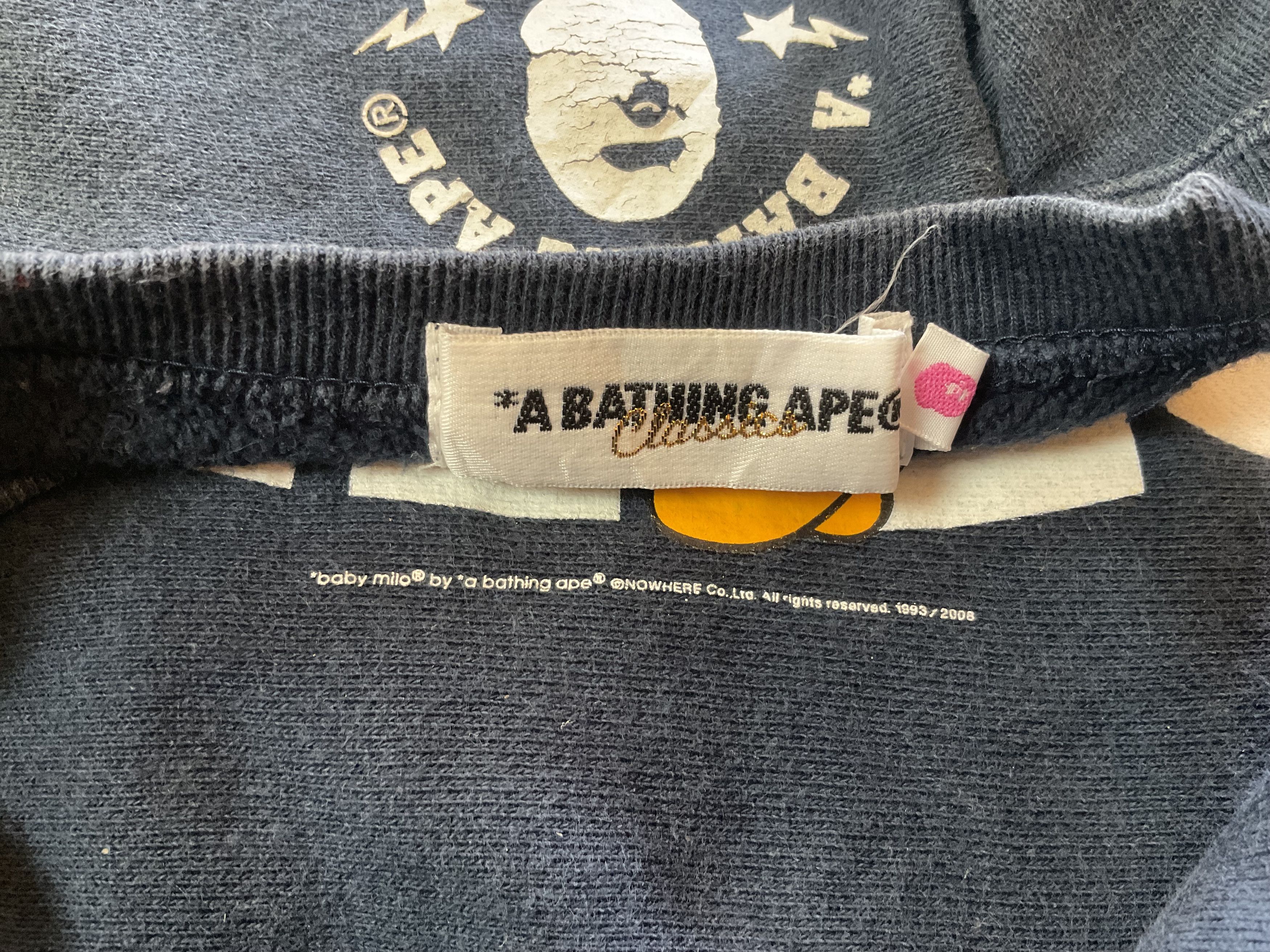 Bape Baby Milo by A Bathing Ape Pullover Sweater Vintage Bape Size US S / EU 44-46 / 1 - 6 Thumbnail