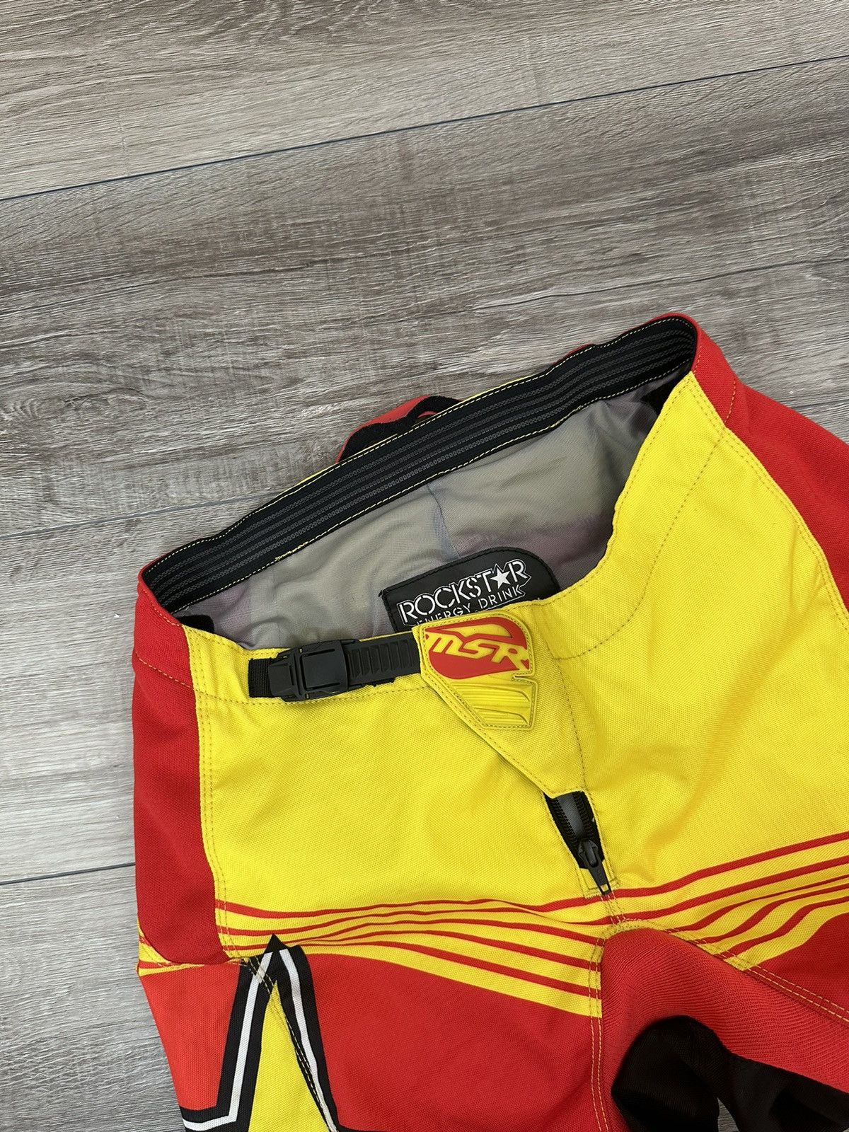 Rockstar Games Rockstar Energy Moto Cross Pants Red + Yellow Sz. 30 Retro Size US 30 / EU 46 - 4 Thumbnail