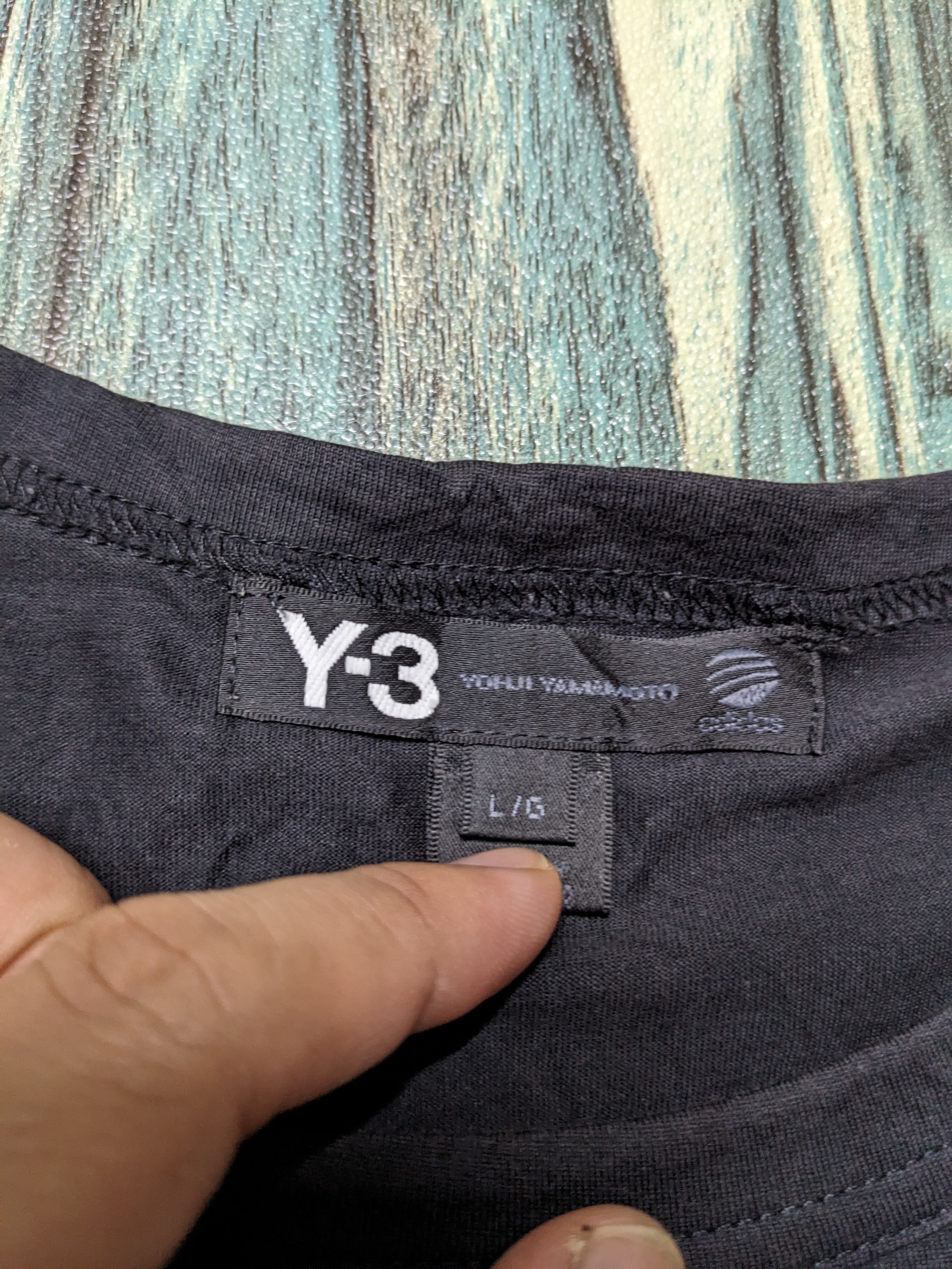 Yohji Yamamoto ADIDAS X YOHJI YAMAMOTO SHORT SLEEVE BIG LOGI Size US L / EU 52-54 / 3 - 3 Thumbnail