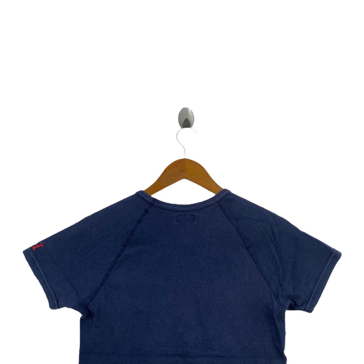 Other HR MARKET Japanese Brand Plain Navy Short Sleeve Shirt Size US XS / EU 42 / 0 - 4 Thumbnail