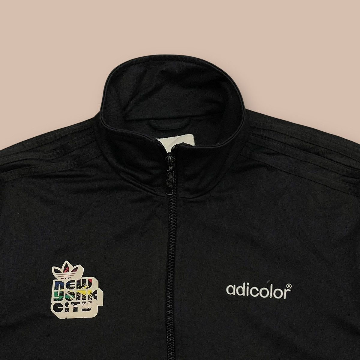 Adidas Adidas Adicolor NYC BK6 Black Series Jacket Size US M / EU 48-50 / 2 - 4 Thumbnail