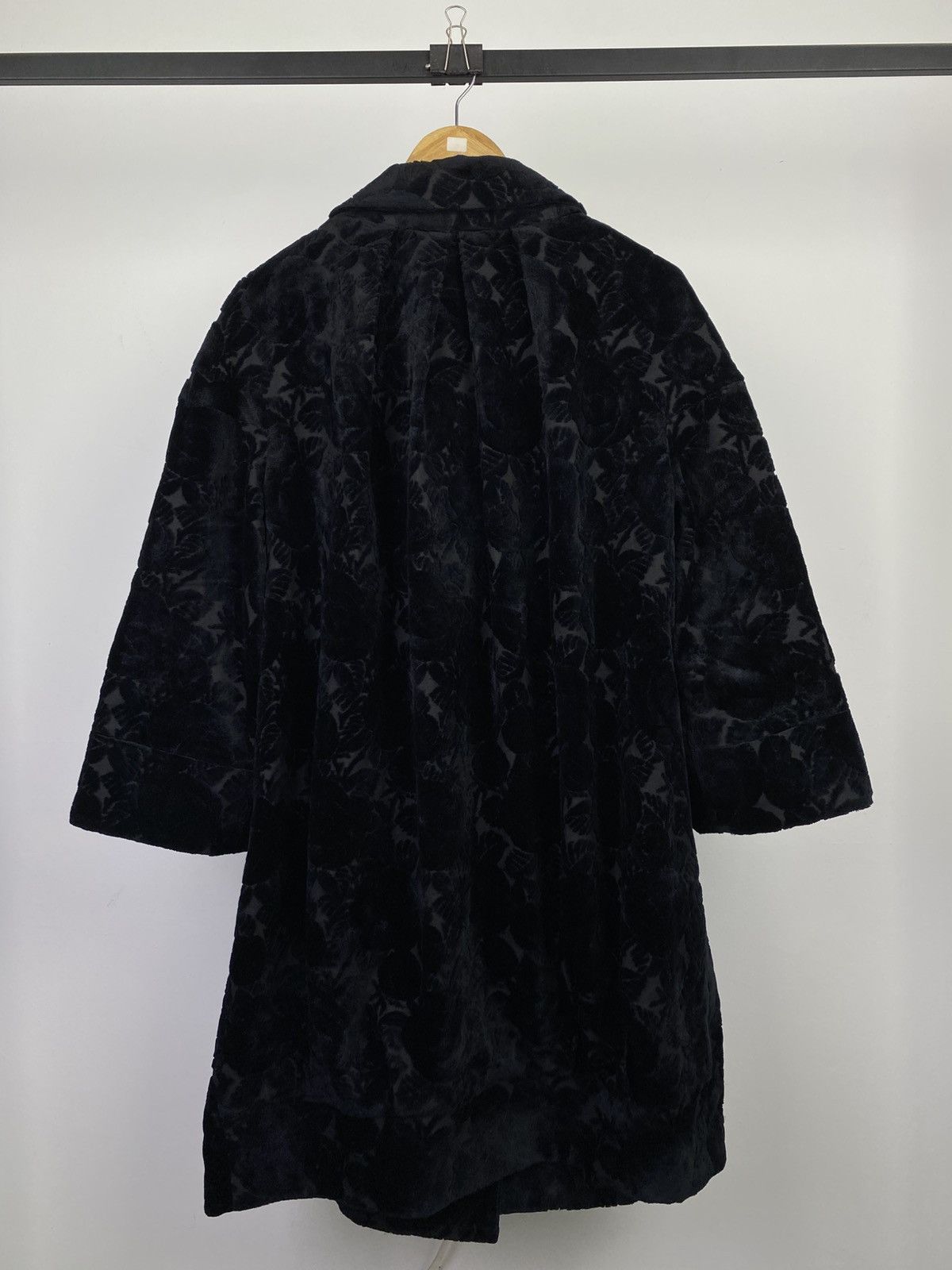 Japanese Brand 2000’s Keita Maruyama Floral Velvet Overcoat Size M / US 6-8 / IT 42-44 - 5 Thumbnail