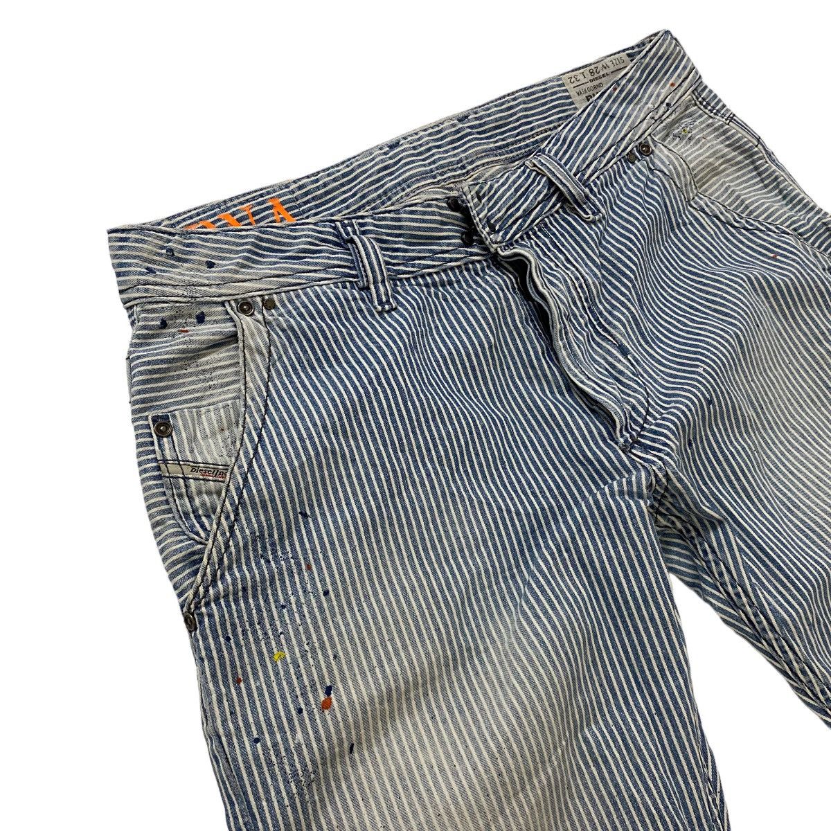 Diesel ✨Nice design Diesel Bhetto hickory stripe jeans Size US 30 / EU 46 - 5 Thumbnail