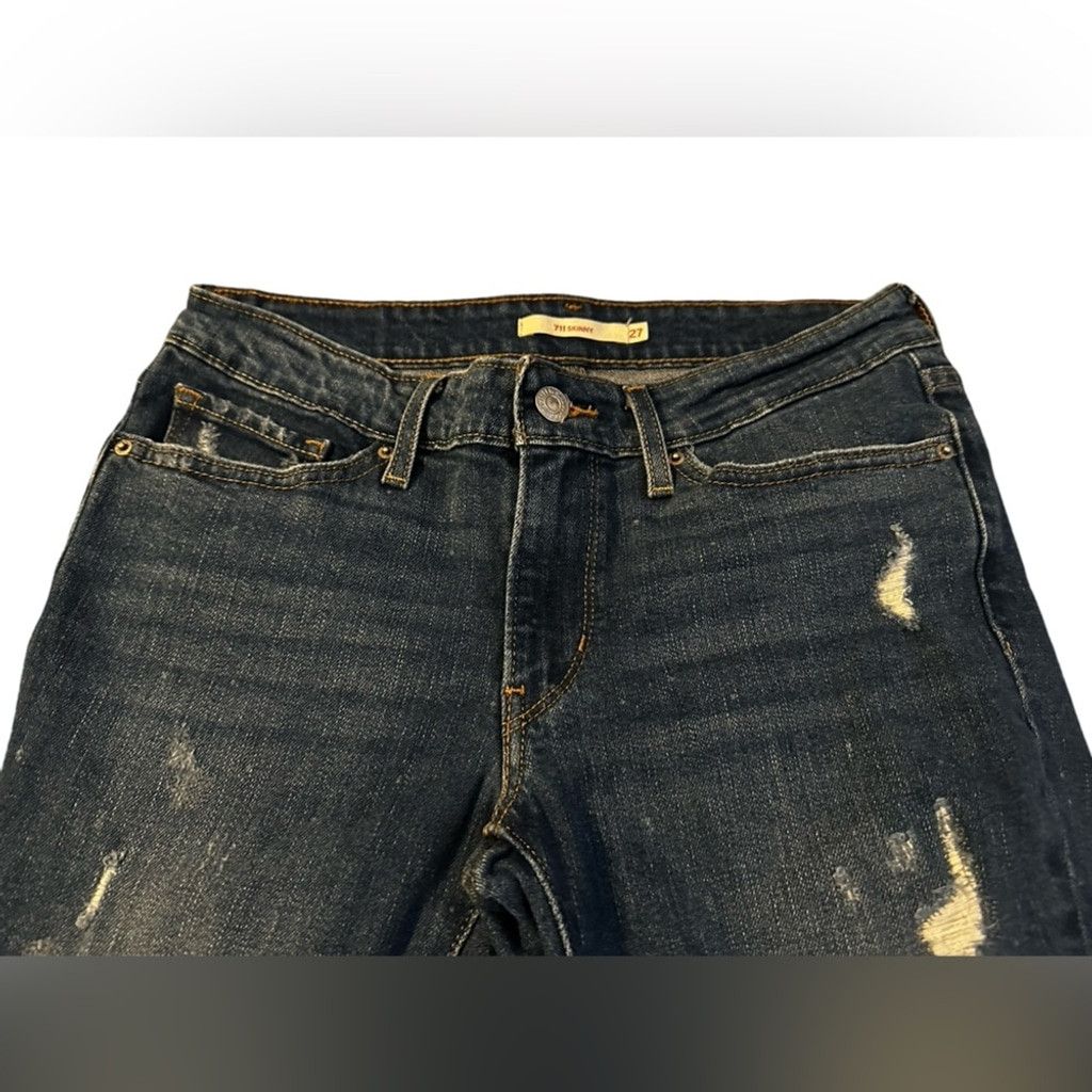 Levi's Levi’s 711 SKINNY JEAN Blue Women’s Size 27. Size 27" / US 4 / IT 40 - 3 Thumbnail