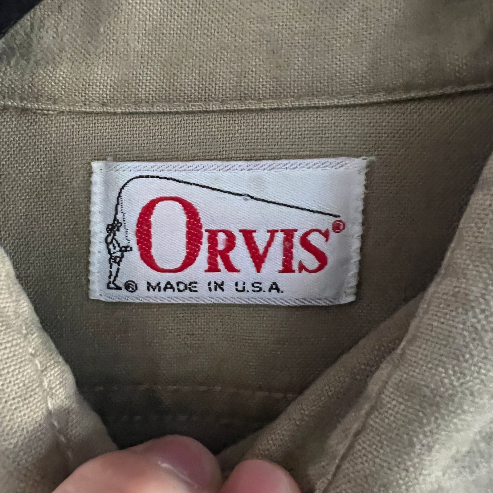 Orvis VTG Orvis MADE IN USA Men's LS Shirt M 21.5x28 Size US M / EU 48-50 / 2 - 3 Thumbnail