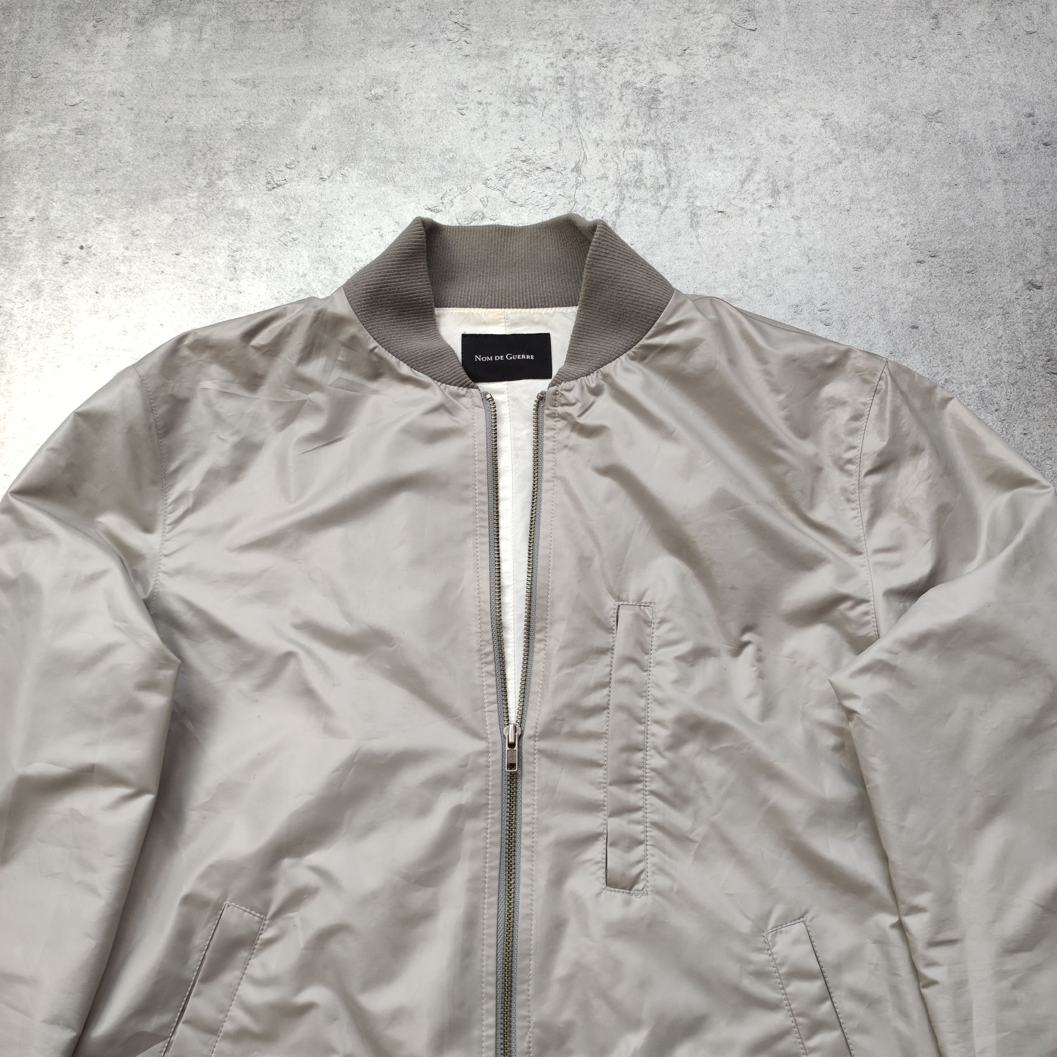 Japanese Brand × Nom De Guerre Nom De Guerre Archival Light Silver Bomber Harington Jacket Size US M / EU 48-50 / 2 - 4 Thumbnail