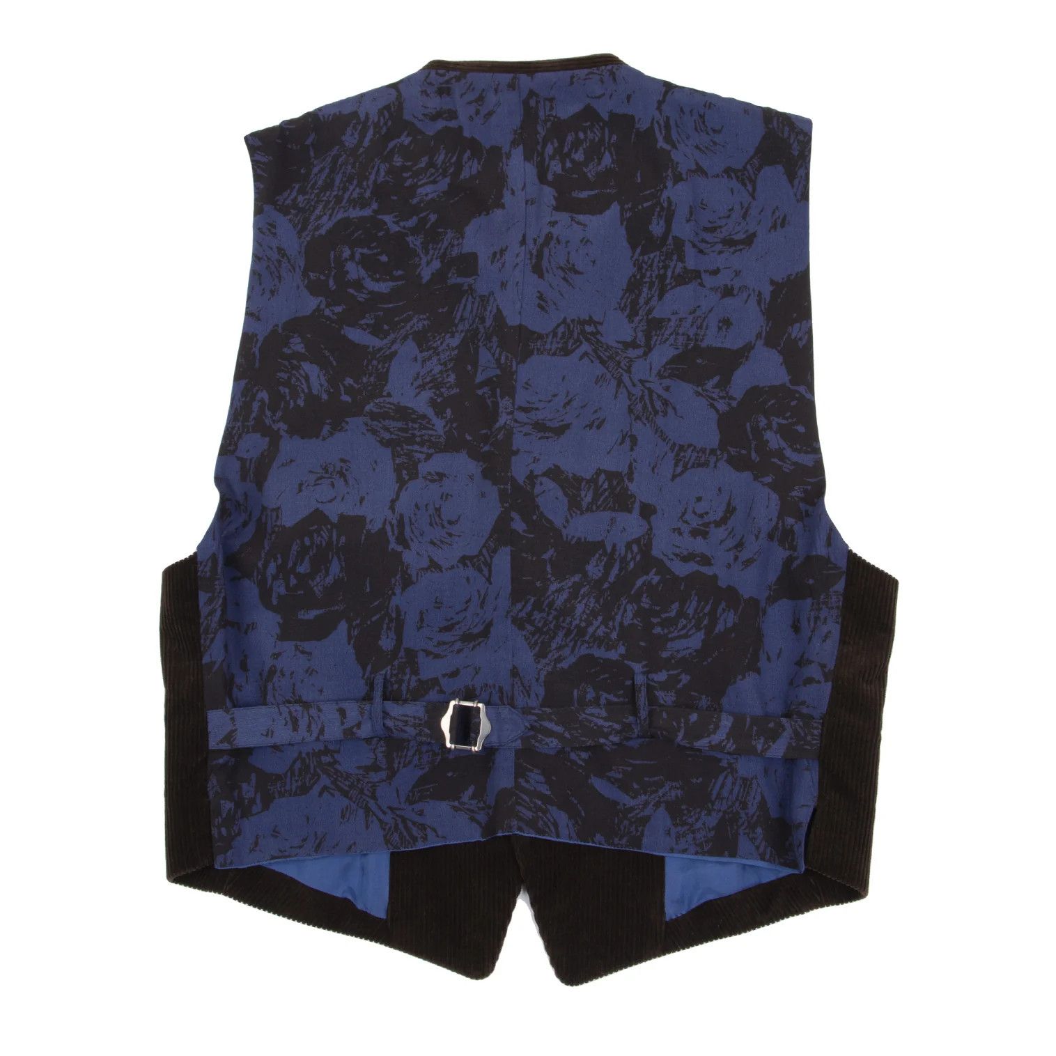Issey Miyake Corduroy Gilet Vest in Brown and Blue, Size M Size US M / EU 48-50 / 2 - 10 Thumbnail