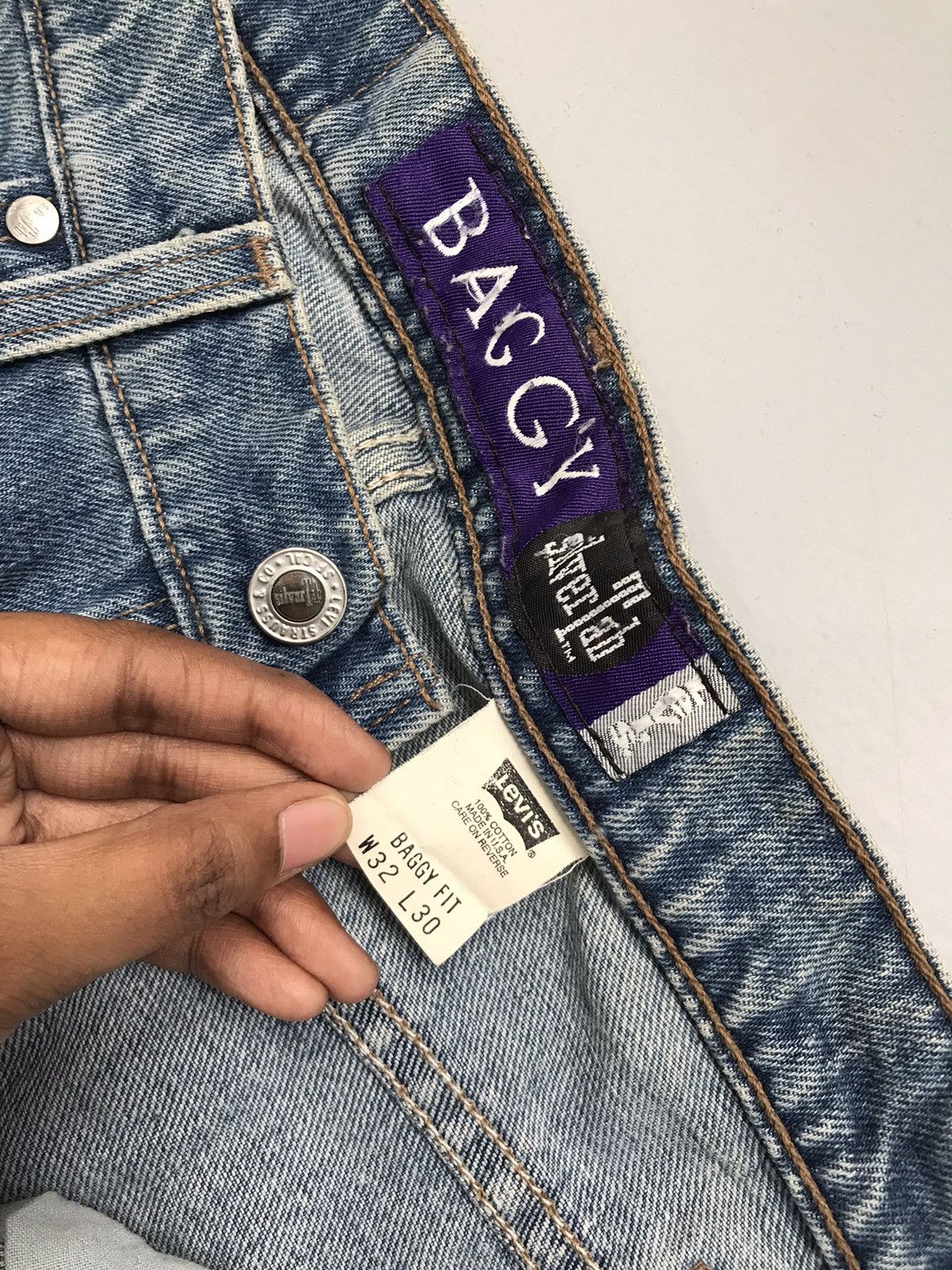 Levi's Vintage Levi’s silver tab denim Size US 32 / EU 48 - 6 Thumbnail