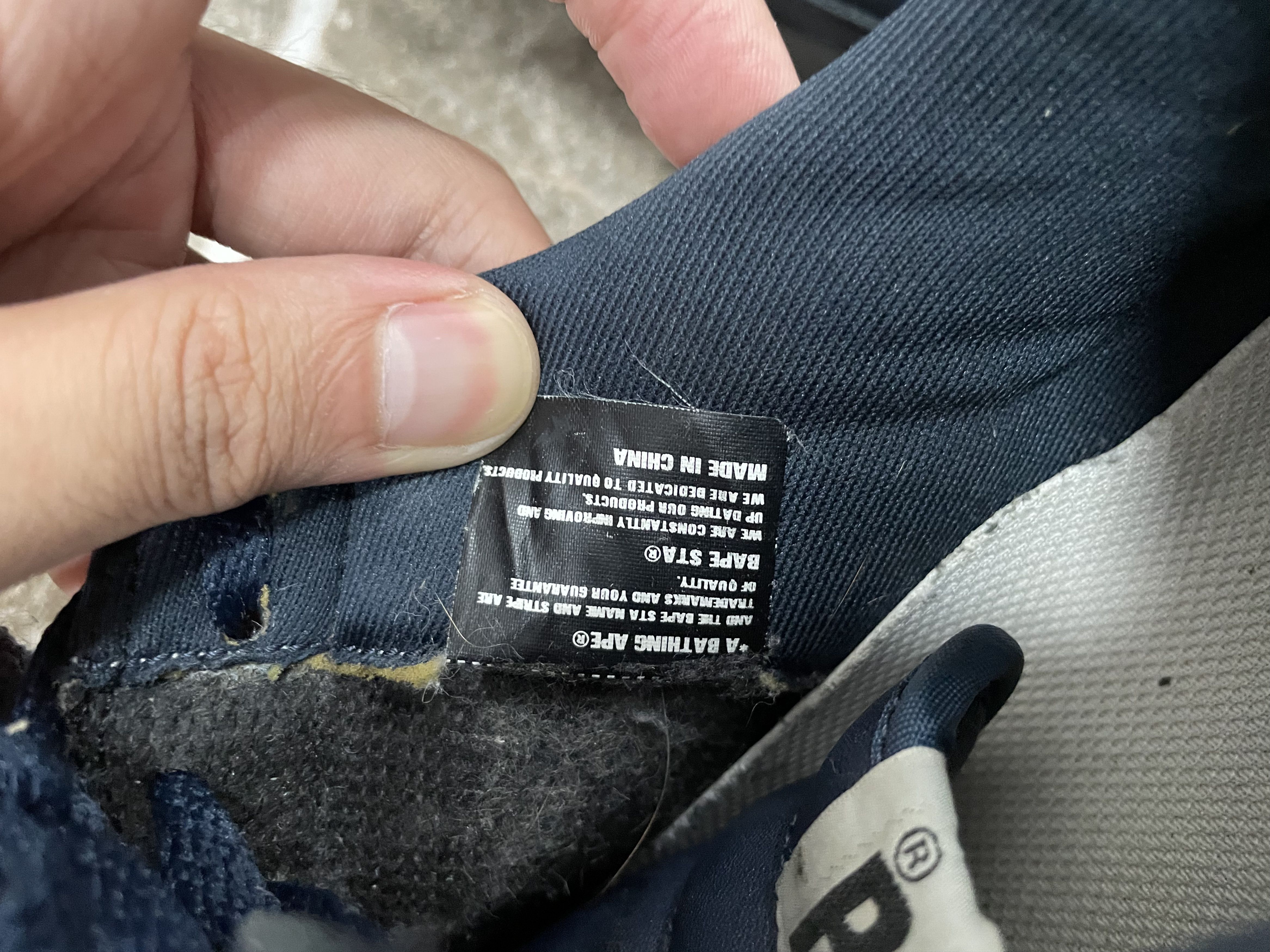 Bape Bapesta FS-001 Low 'Dark Blue Grey' Size US 9.5 / EU 42-43 - 17 Thumbnail