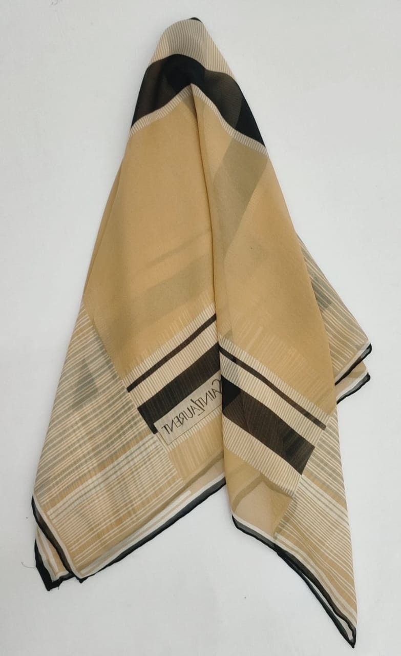 Yves Saint Laurent Vintage Yves Saint Laurent Silk Scarf Size ONE SIZE - 4 Thumbnail