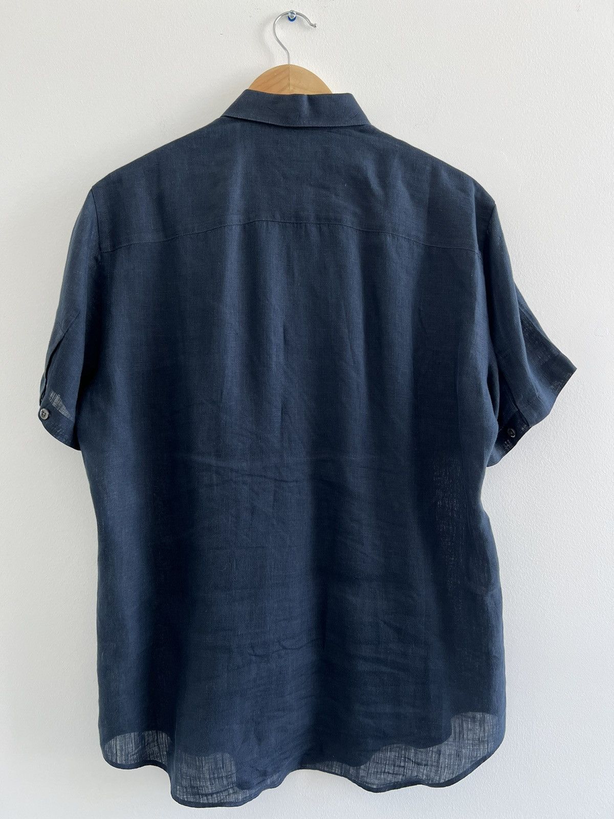 Theory Theory linen short-sleeves shirt Size US M / EU 48-50 / 2 - 2 Thumbnail