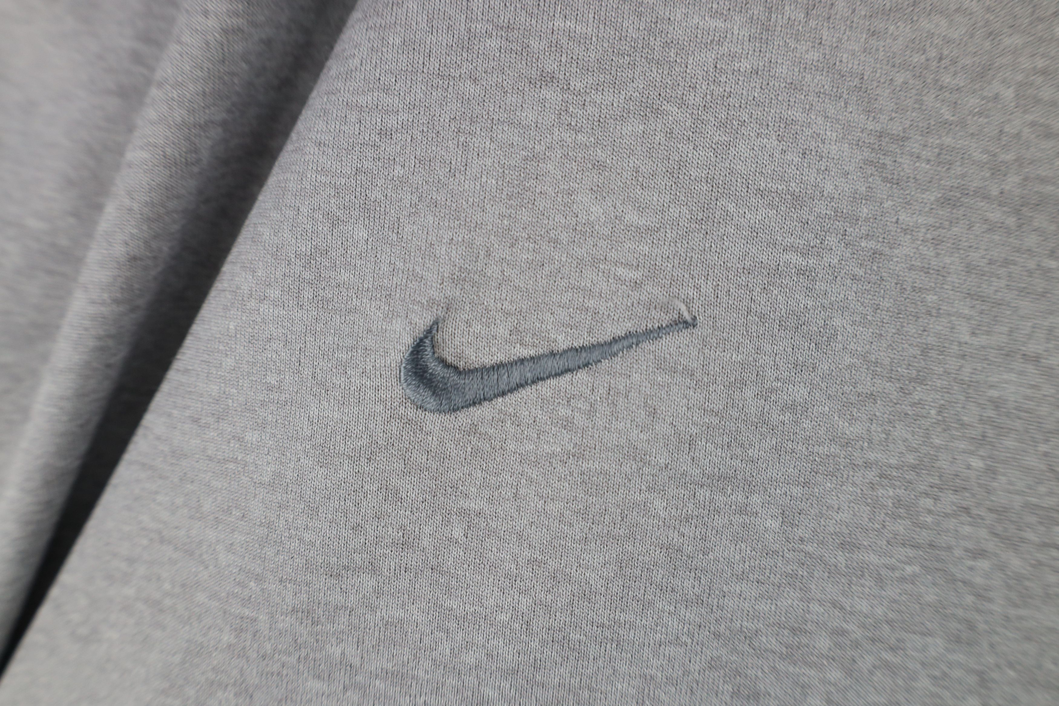 Nike × Vintage Vintage Nike Travis Scott Mini Swoosh T-Shirt Heather Gray Size US XXL / EU 58 / 5 - 4 Thumbnail