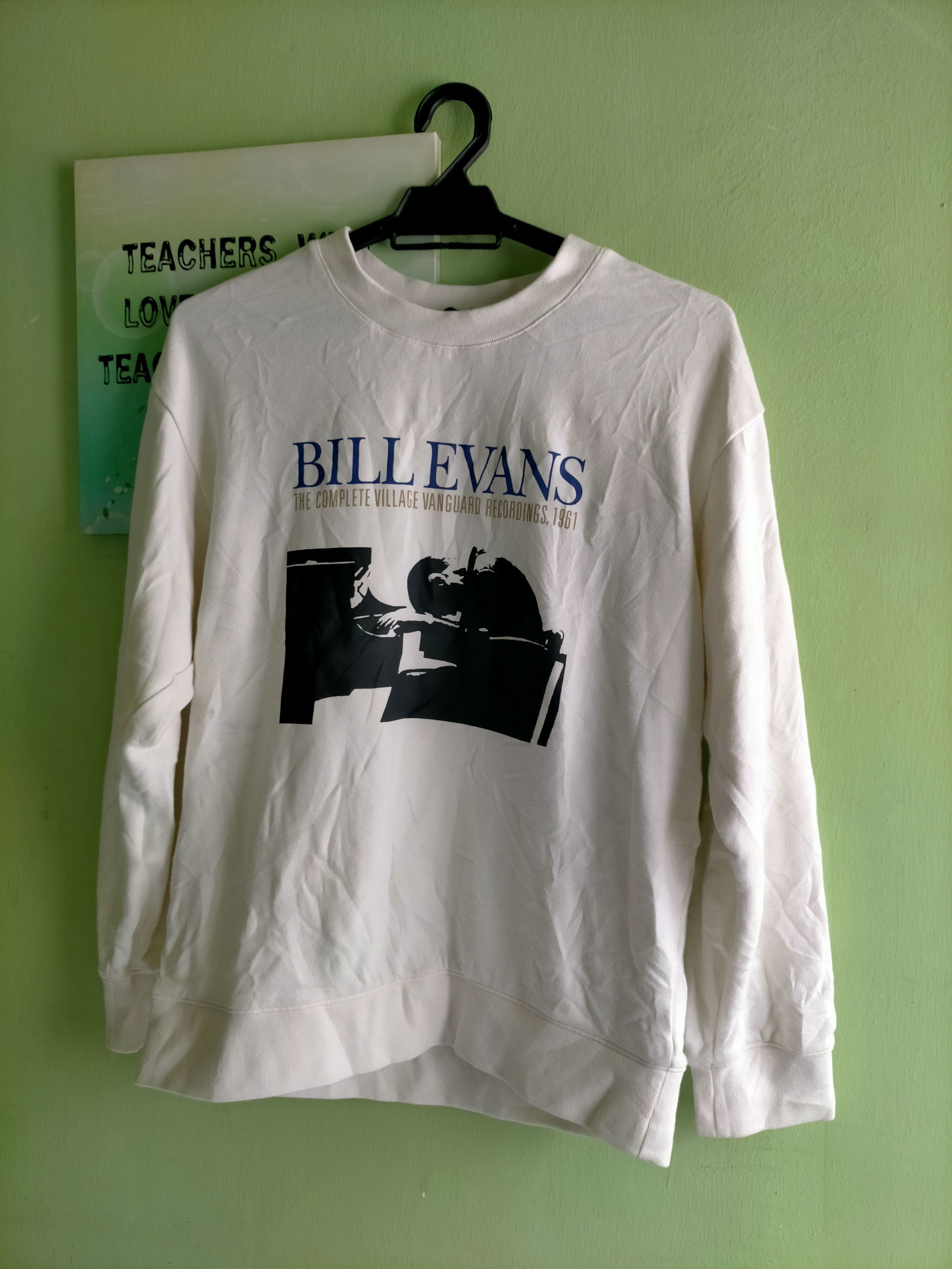 Japanese Brand PLST BILL EVANS RARE SWEATSHIRT Size US S / EU 44-46 / 1 - 1 Thumbnail