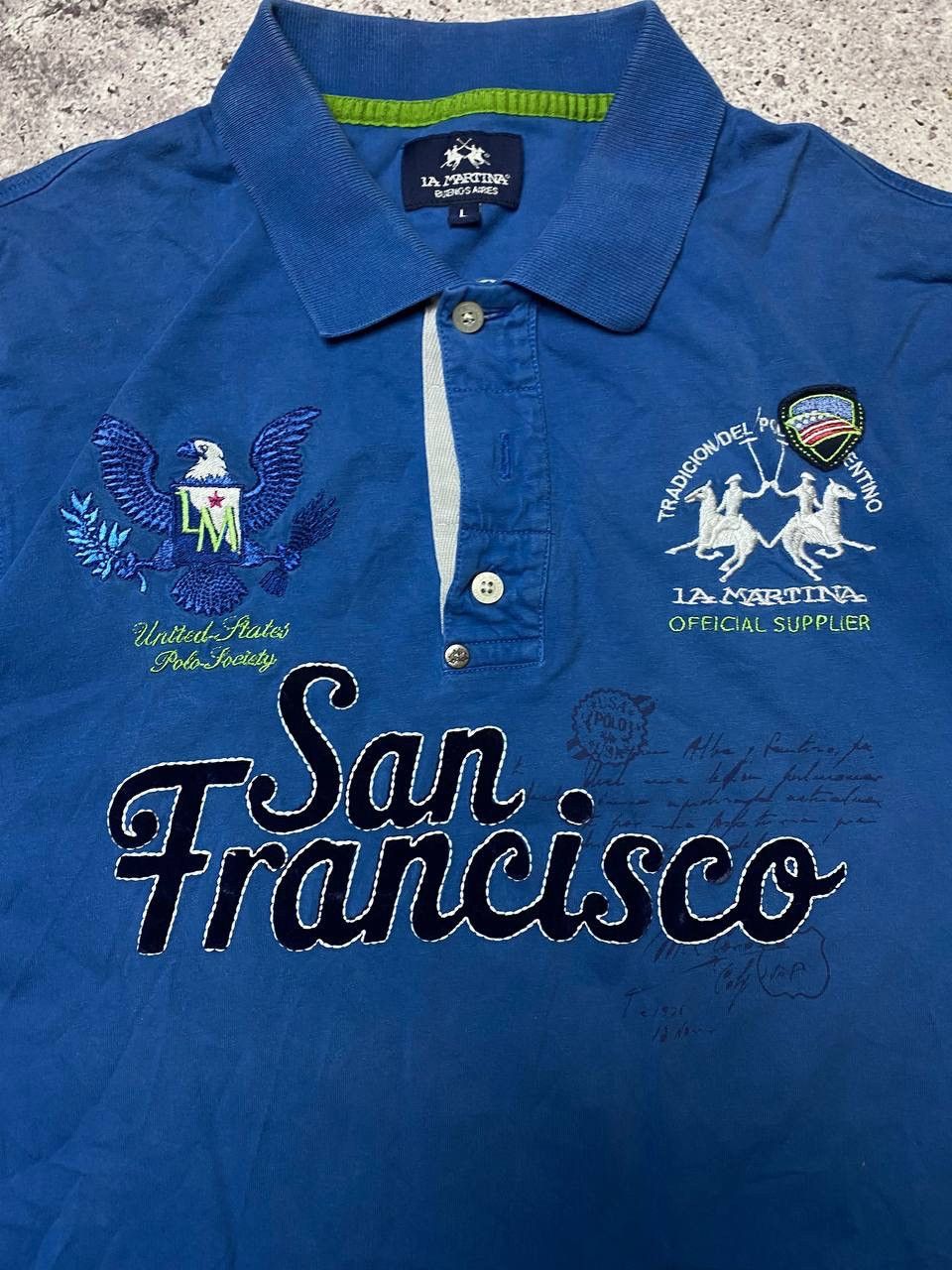 La Martina Vintage La Martina San Francisco #2 Polo T-Shirt Size US L / EU 52-54 / 3 - 5 Thumbnail