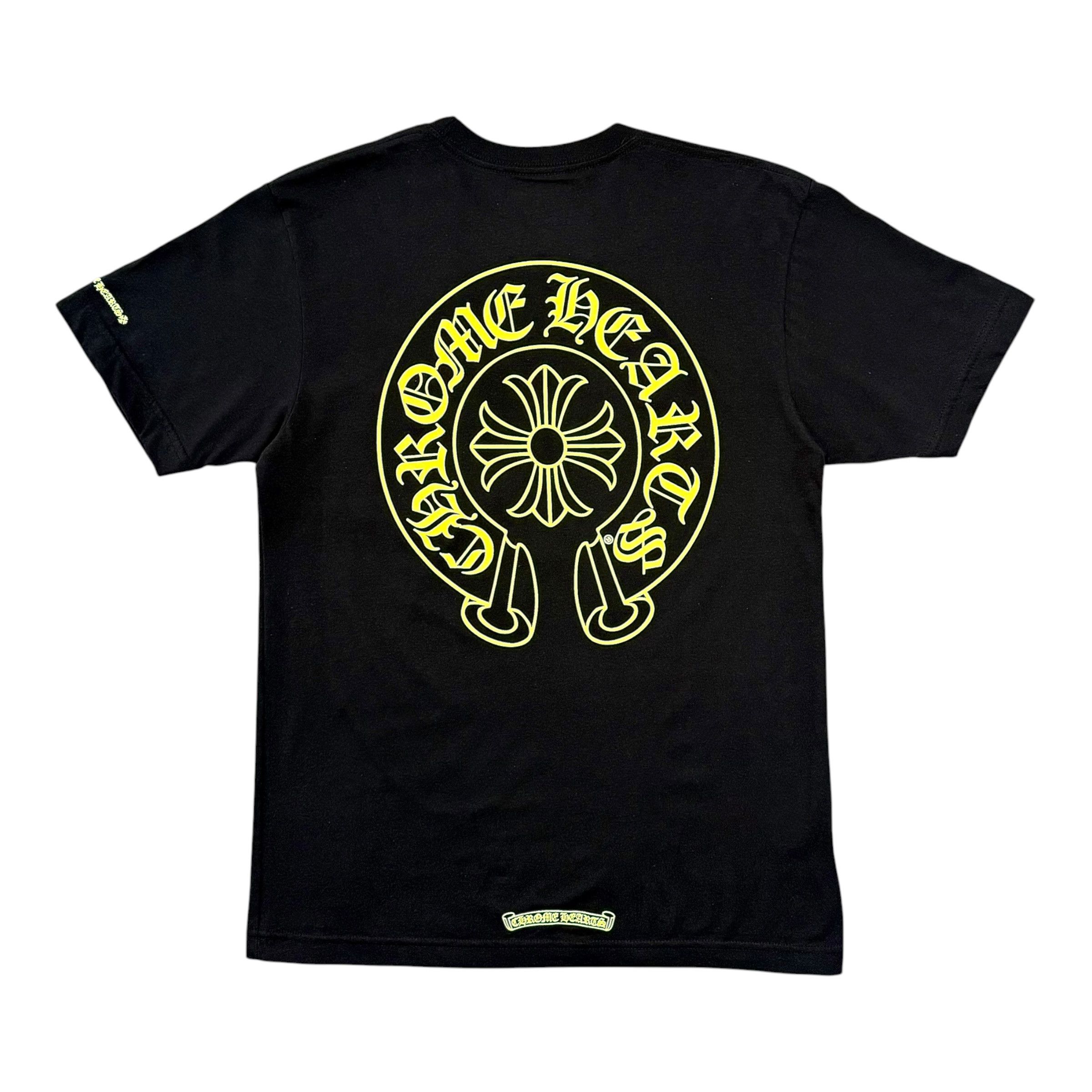 Chrome Hearts Chrome Hearts Horse Shoe Logo Pocket Tee Black | Grailed