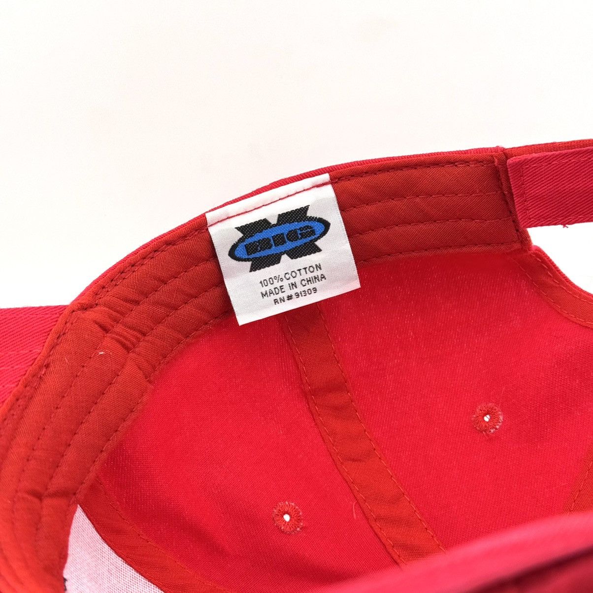 Vintage Vtg Trader Joes Demo Crew Employee Red Velcro Strapback Hat Size ONE SIZE - 5 Thumbnail
