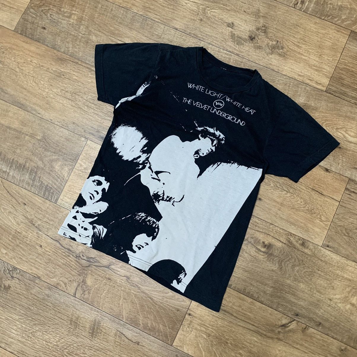 Band Tees × Vintage Vintage 90s The Velvet Underground White Light Rock Punk Tee Size US M / EU 48-50 / 2 - 3 Thumbnail