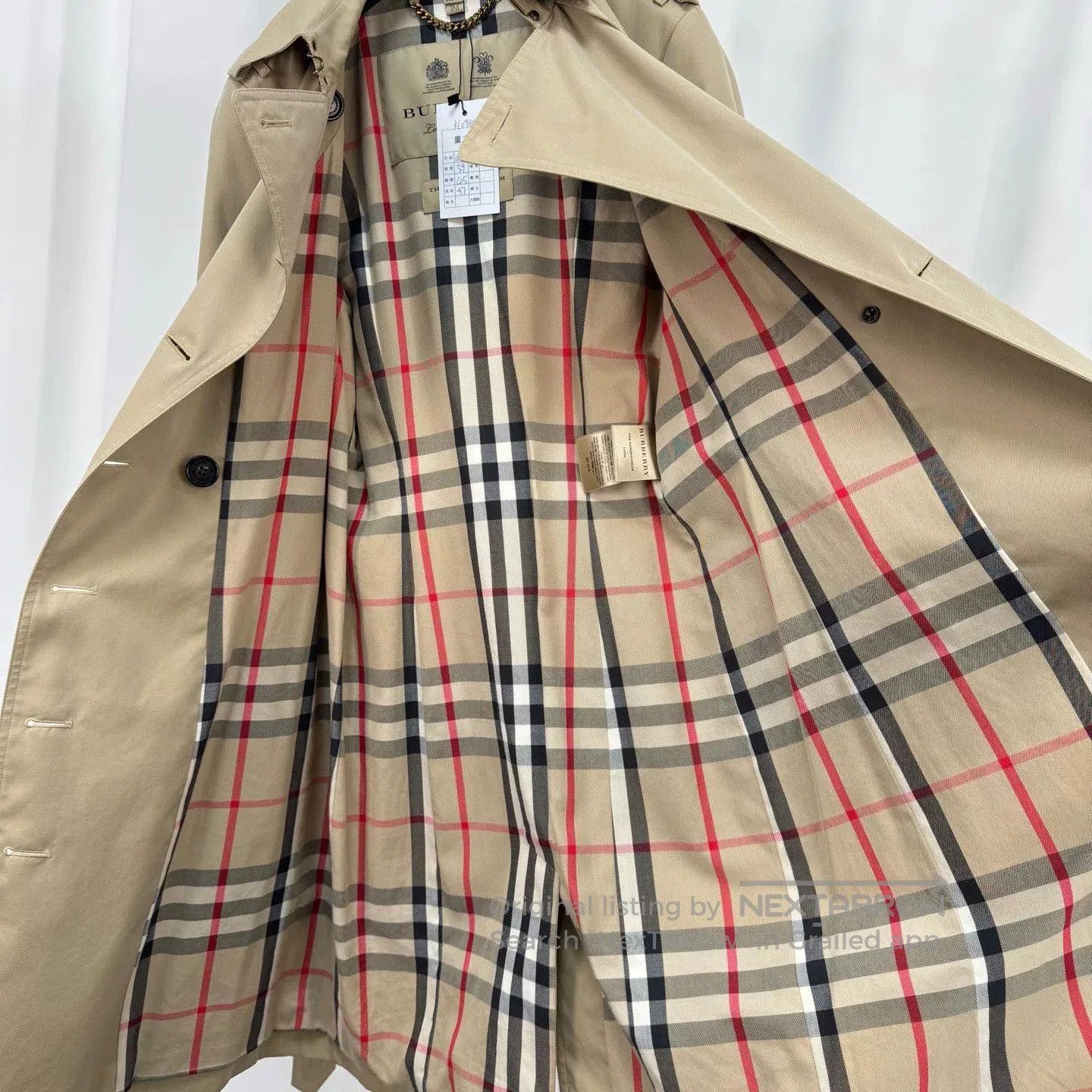Burberry Burberry Double Crown Khaki Trench Coat. Size M / US 6-8 / IT 42-44 - 5 Thumbnail