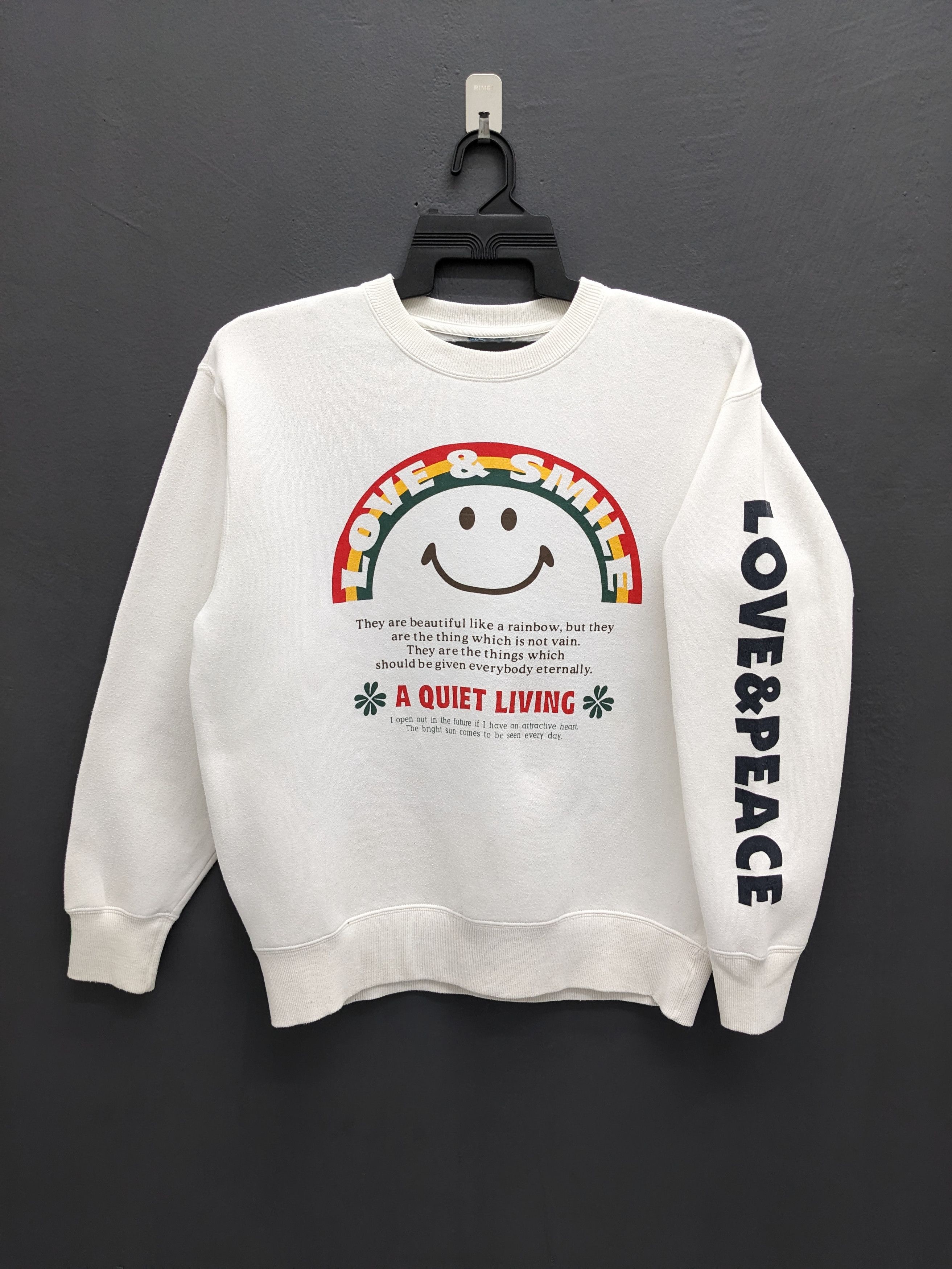 Japanese Brand Japanese Designer Love & Smile Love & Peace Streetwear Size US L / EU 52-54 / 3 - 2 Thumbnail
