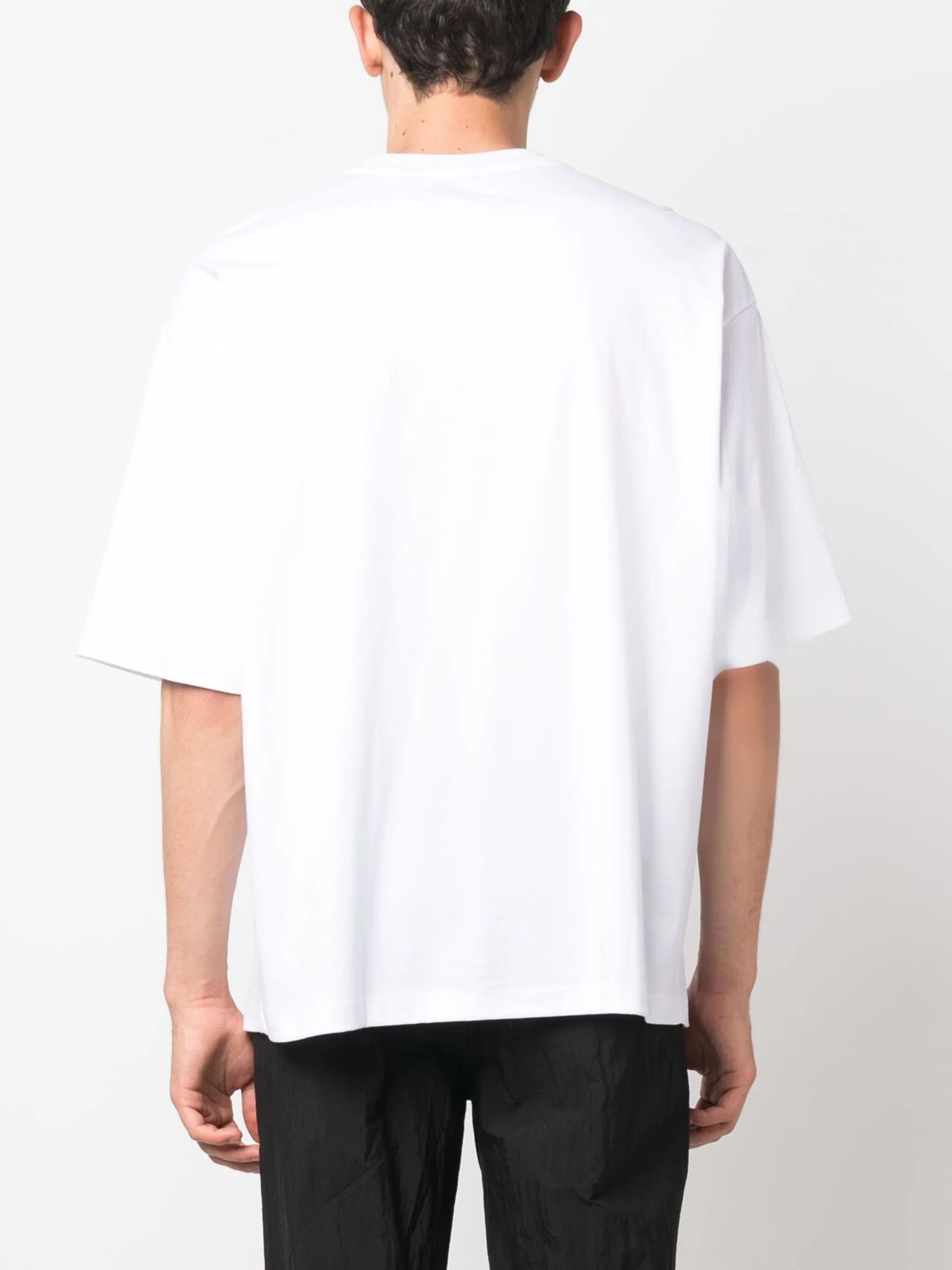 Lanvin o1y0225 Logo Crewneck T-Shirt in White Size US L / EU 52-54 / 3 - 4 Thumbnail