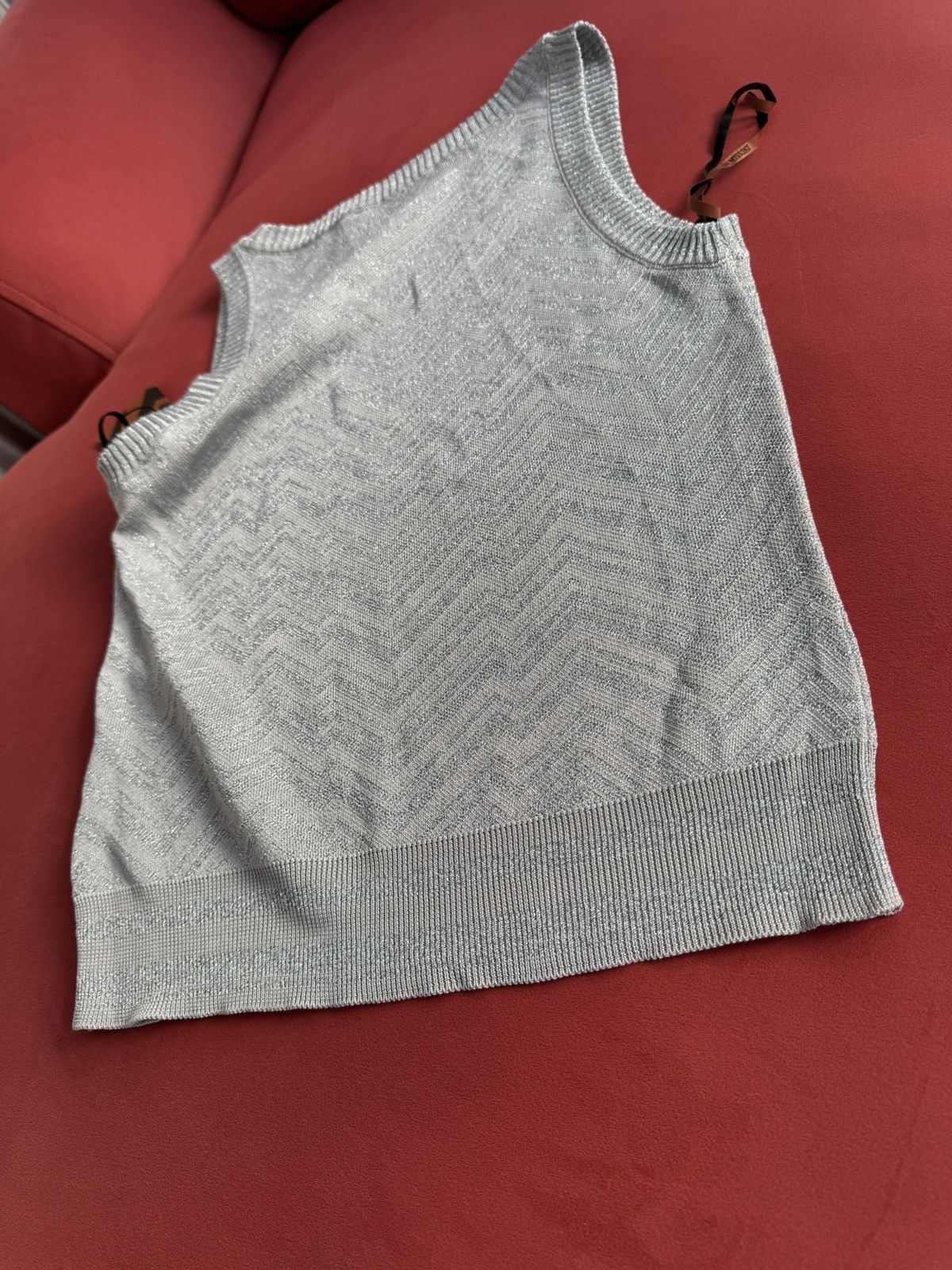 Missoni Missoni chevron NEW camisole, silver, size M Size M / US 6-8 / IT 42-44 - 9 Thumbnail