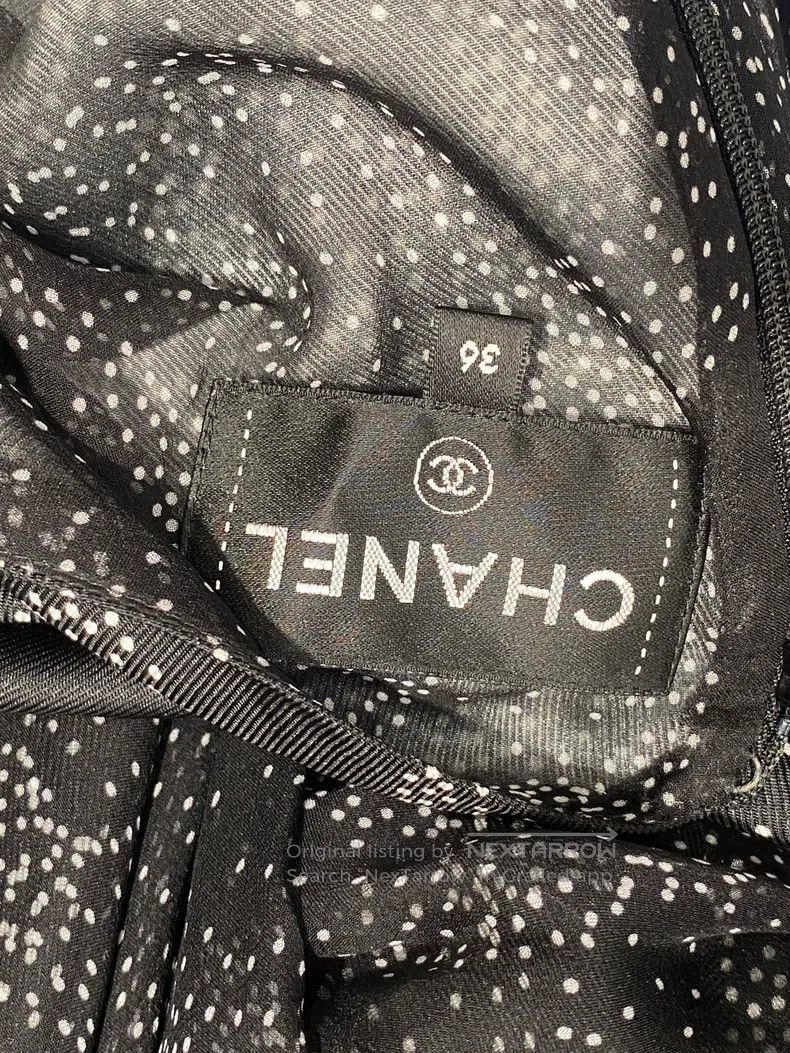 Chanel Chanel 23k black and white snowflake dress Size XS / US 0-2 / IT 36-38 - 3 Thumbnail