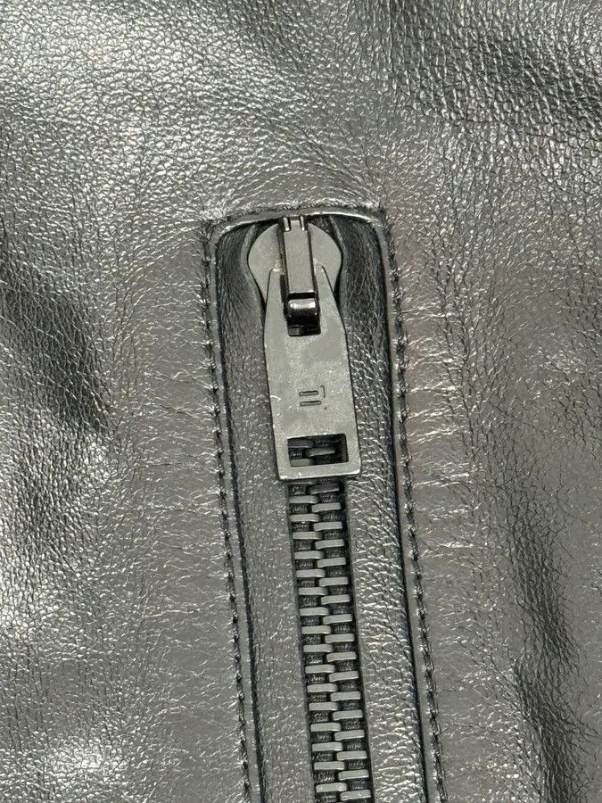 Balenciaga AW2012 Balenciaga Perfecto Pure Black Leather Jacket Size US M / EU 48-50 / 2 - 6 Thumbnail