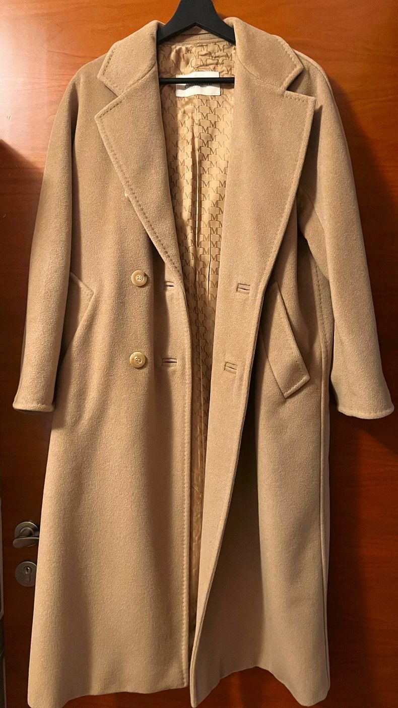 Max Mara Max Mara Classic Camel Coat Size L / US 10 / IT 46 - 1 Thumbnail