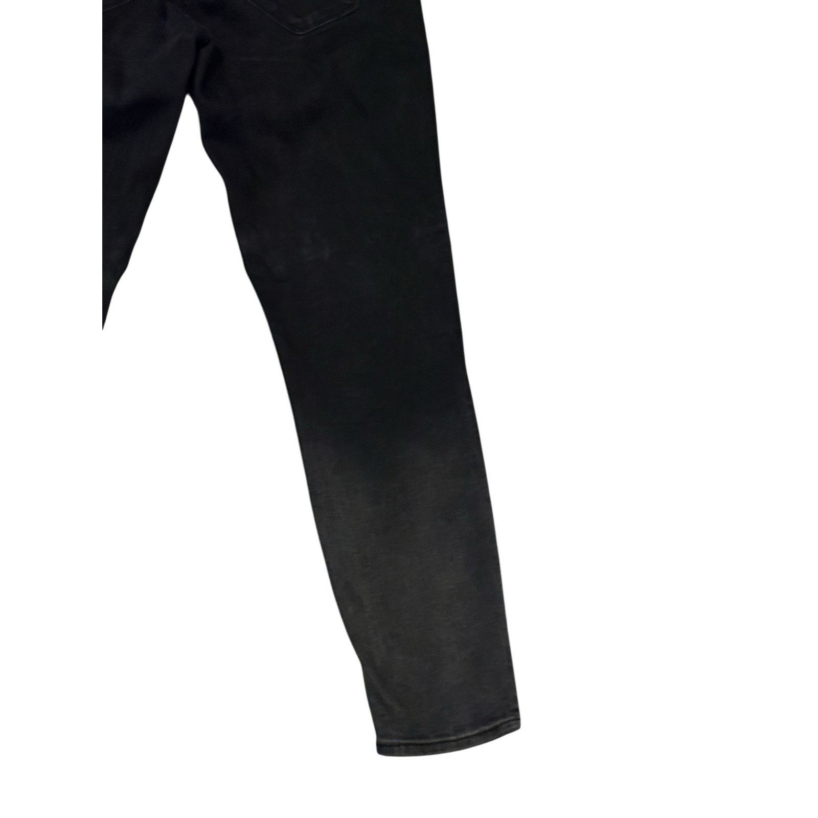 AG Adriano Goldschmied Mavi Gold Adrianna Ankle Black Mid Rise Super Skinny Jeans Size 28" / US 6 / IT 42 - 11 Thumbnail