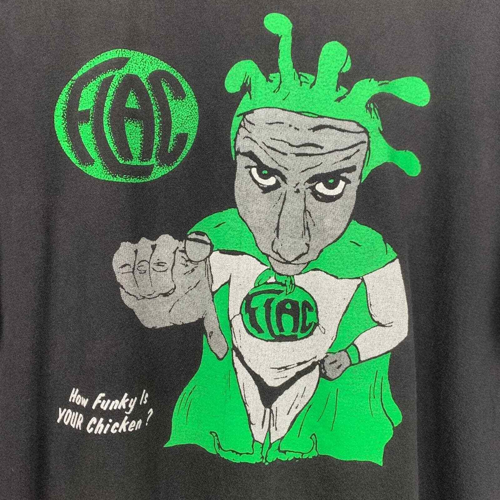 Other Vintage 80s/90s Flac Chicken Cartoon Comic Black T Shirt XL Size US XL / EU 56 / 4 - 2 Thumbnail